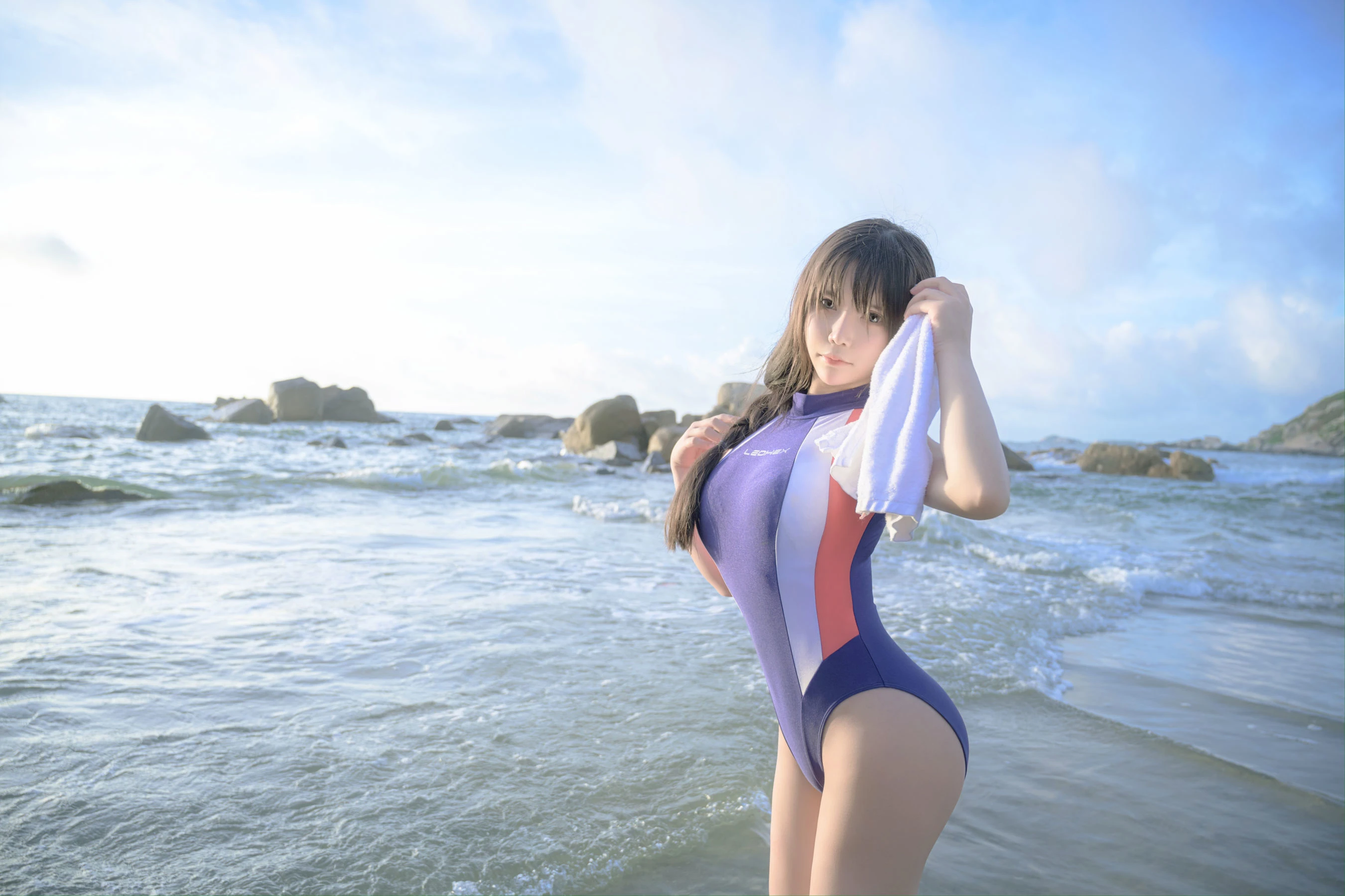 二次元妹子抱走莫子aa – 竞技泳衣 [60P]插图5