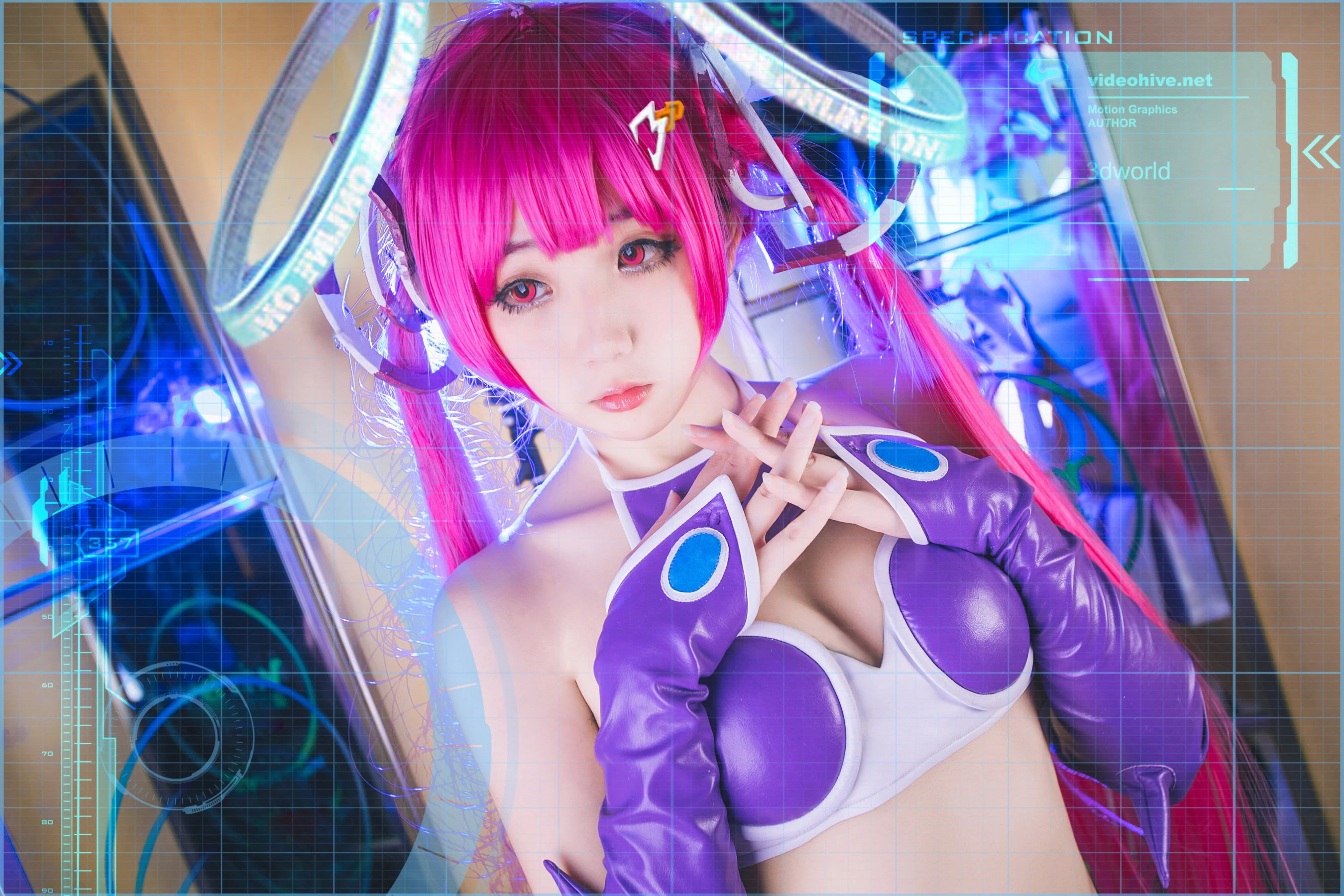 动漫博主浅野菌子 – 300英雄 300娘 [9P]插图1