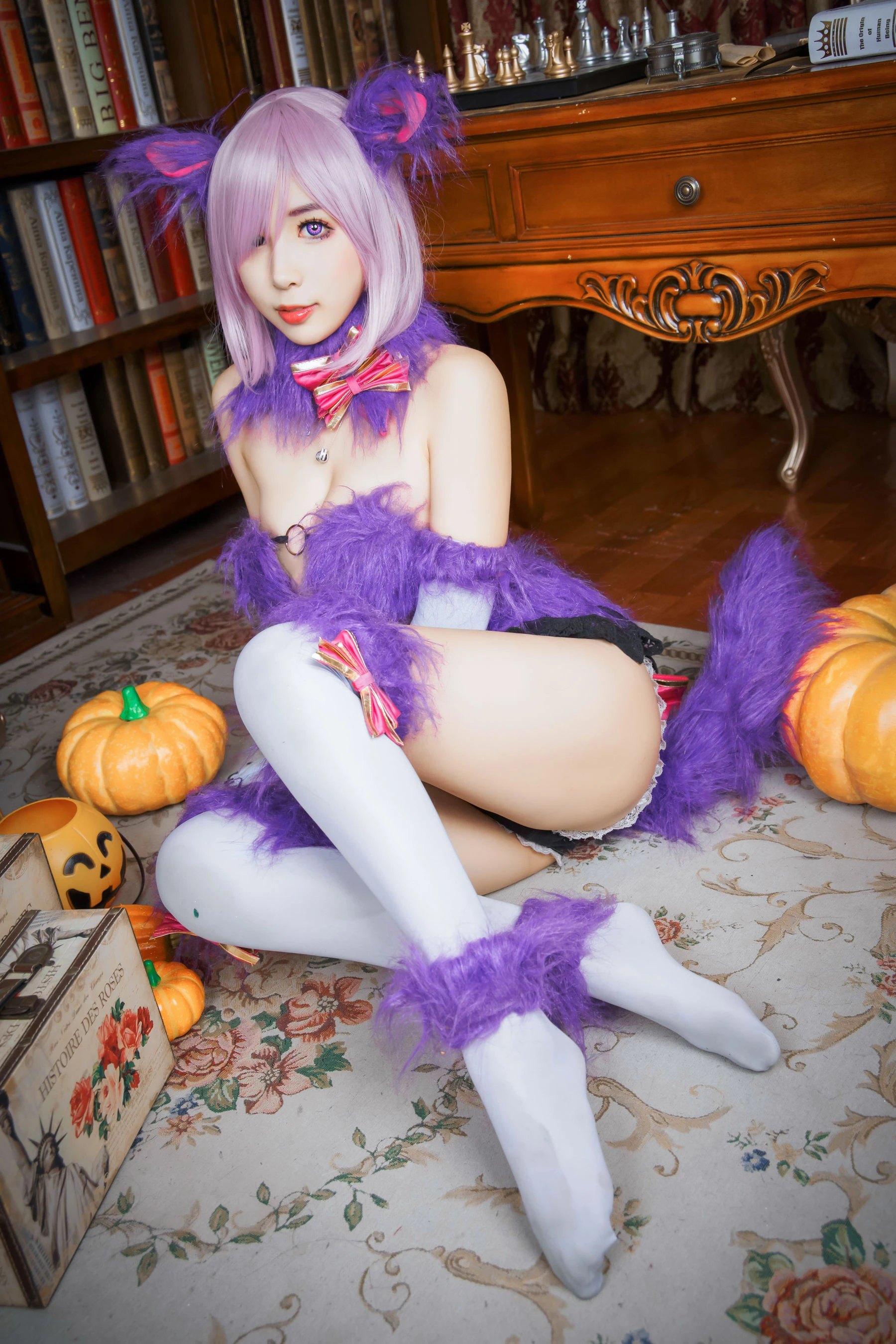 斗鱼主播w黑米粥w – 万圣节 [17P]插图2