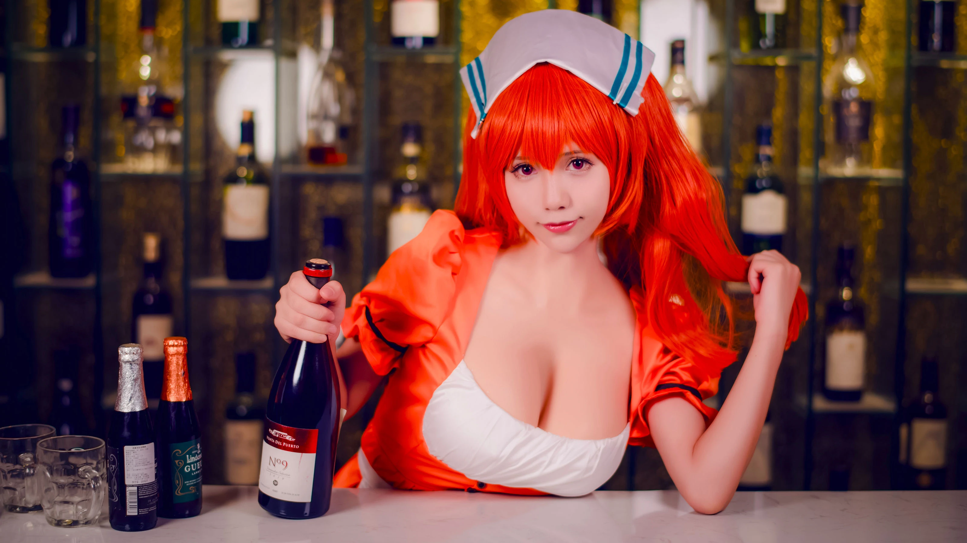 The Vagrant Cosplay Album – 蓬莱山雅祈《酒吧萝莉》 [19P]插图1