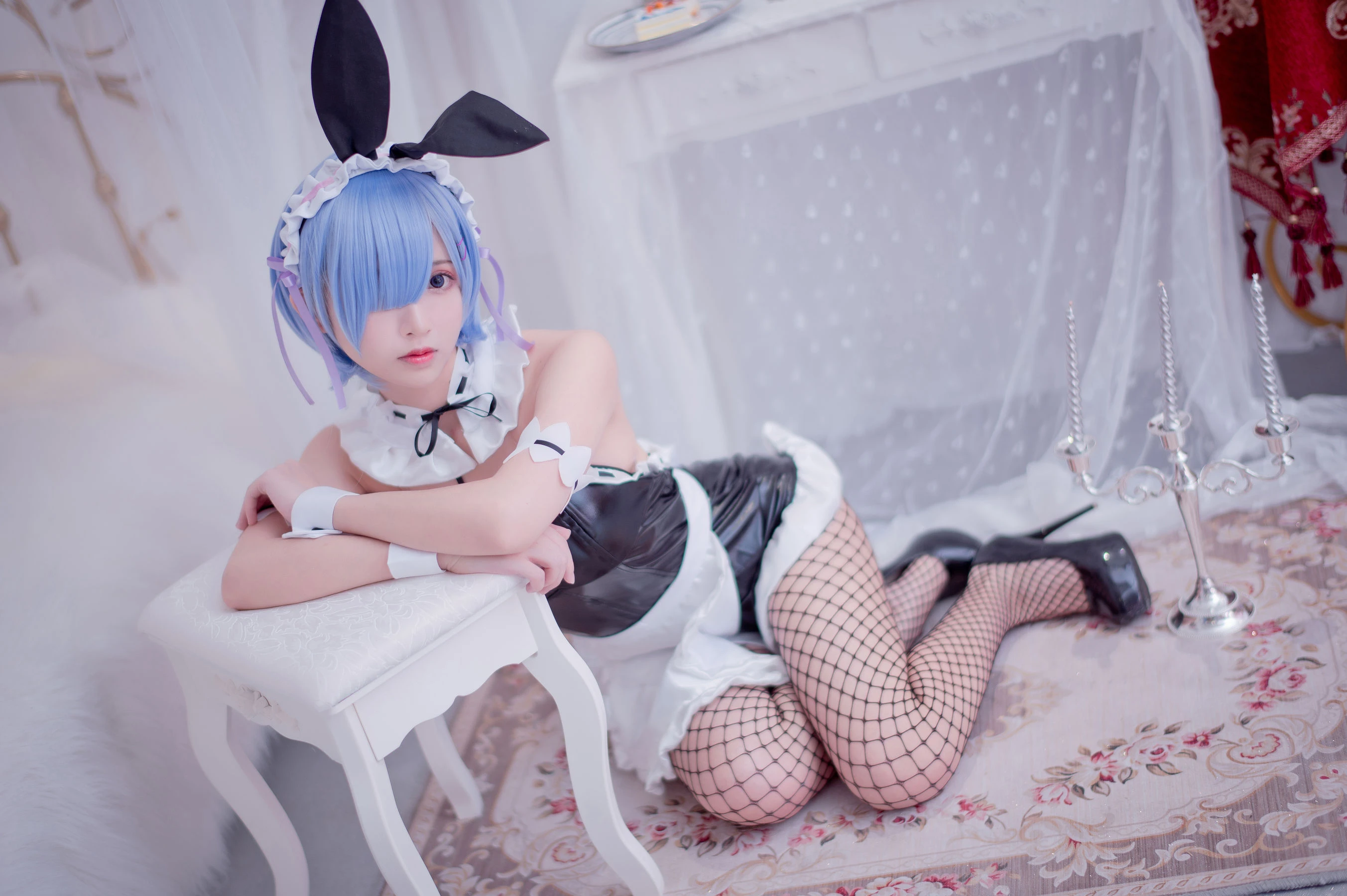 超人气Coser鳗鱼霏儿 蕾姆 [14P]插图5