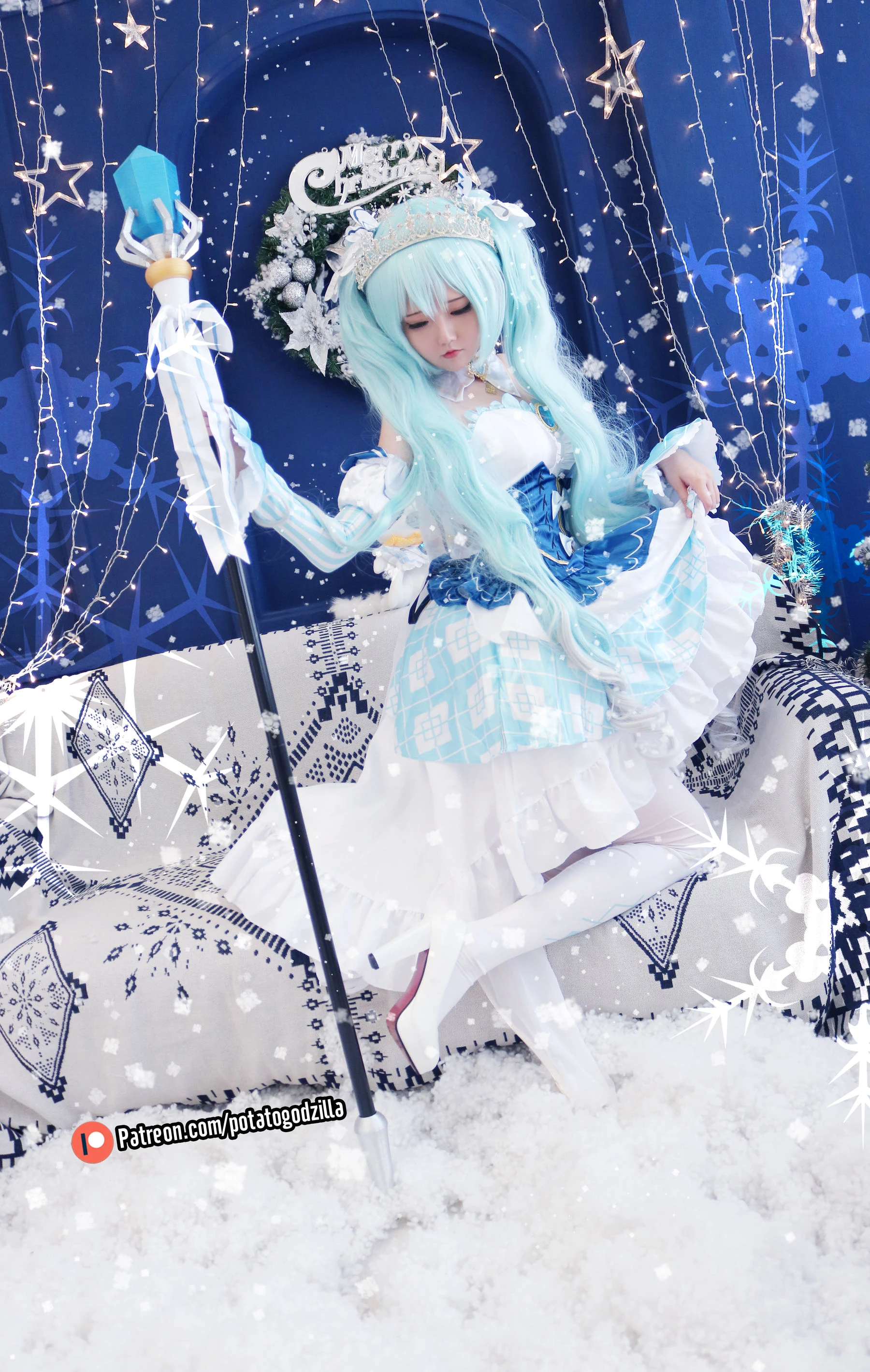 Coser小姐姐Potato Godzilla – Snow Miku [41P]插图3