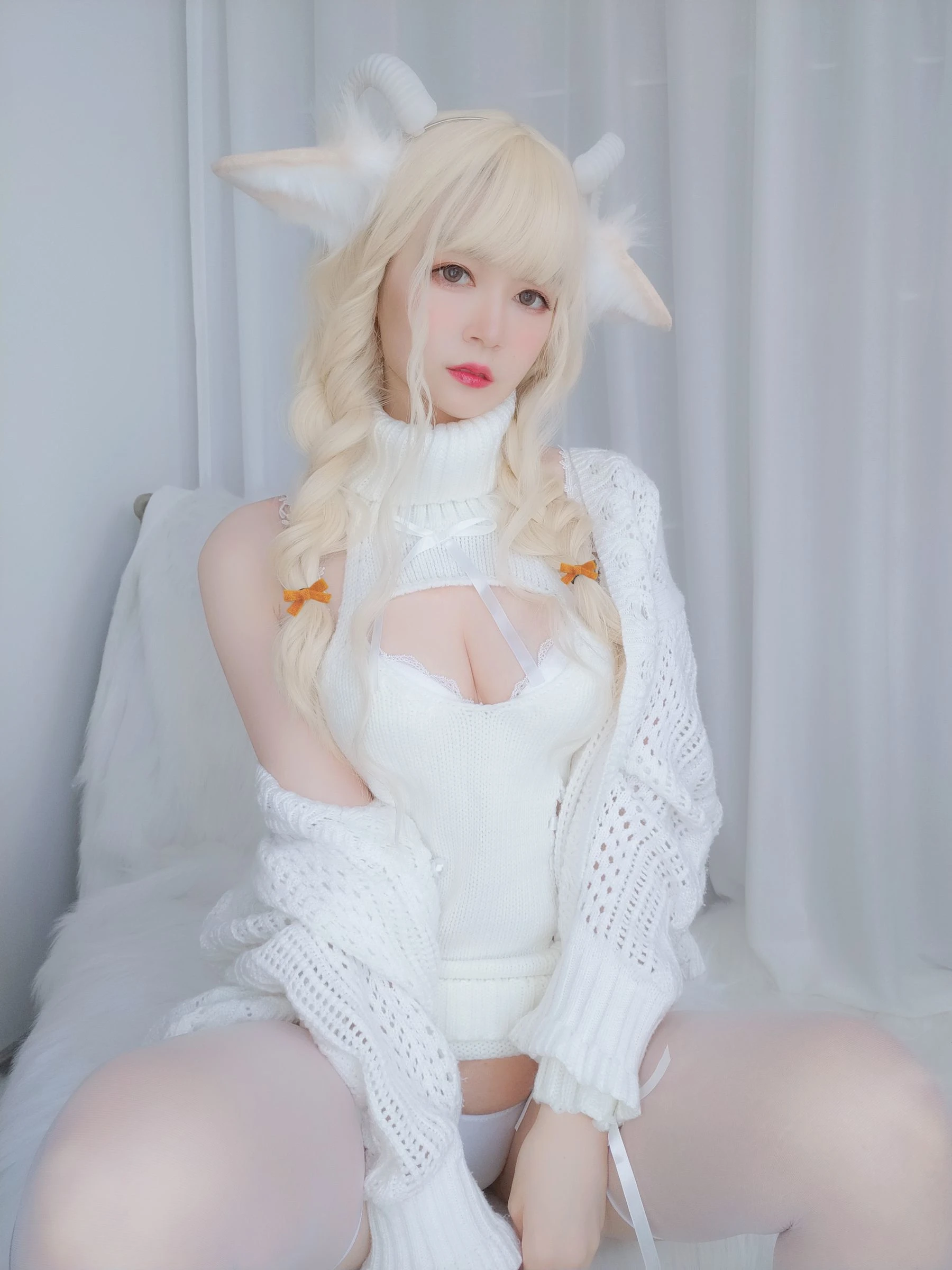 Coser小姐姐白银 – 小白羊插图7