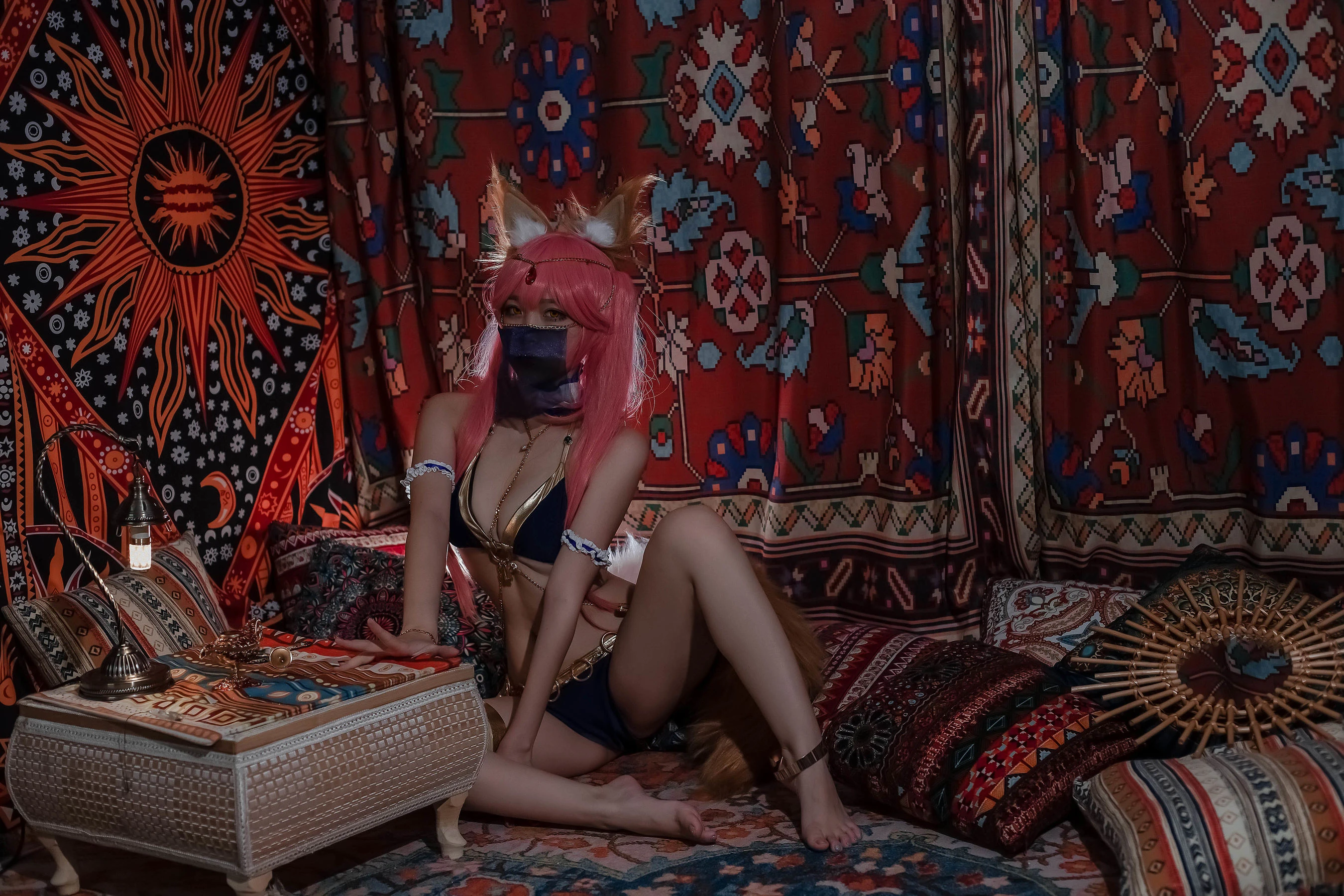 人气Coser二佐Nisa – 玉藻前舞娘插图2