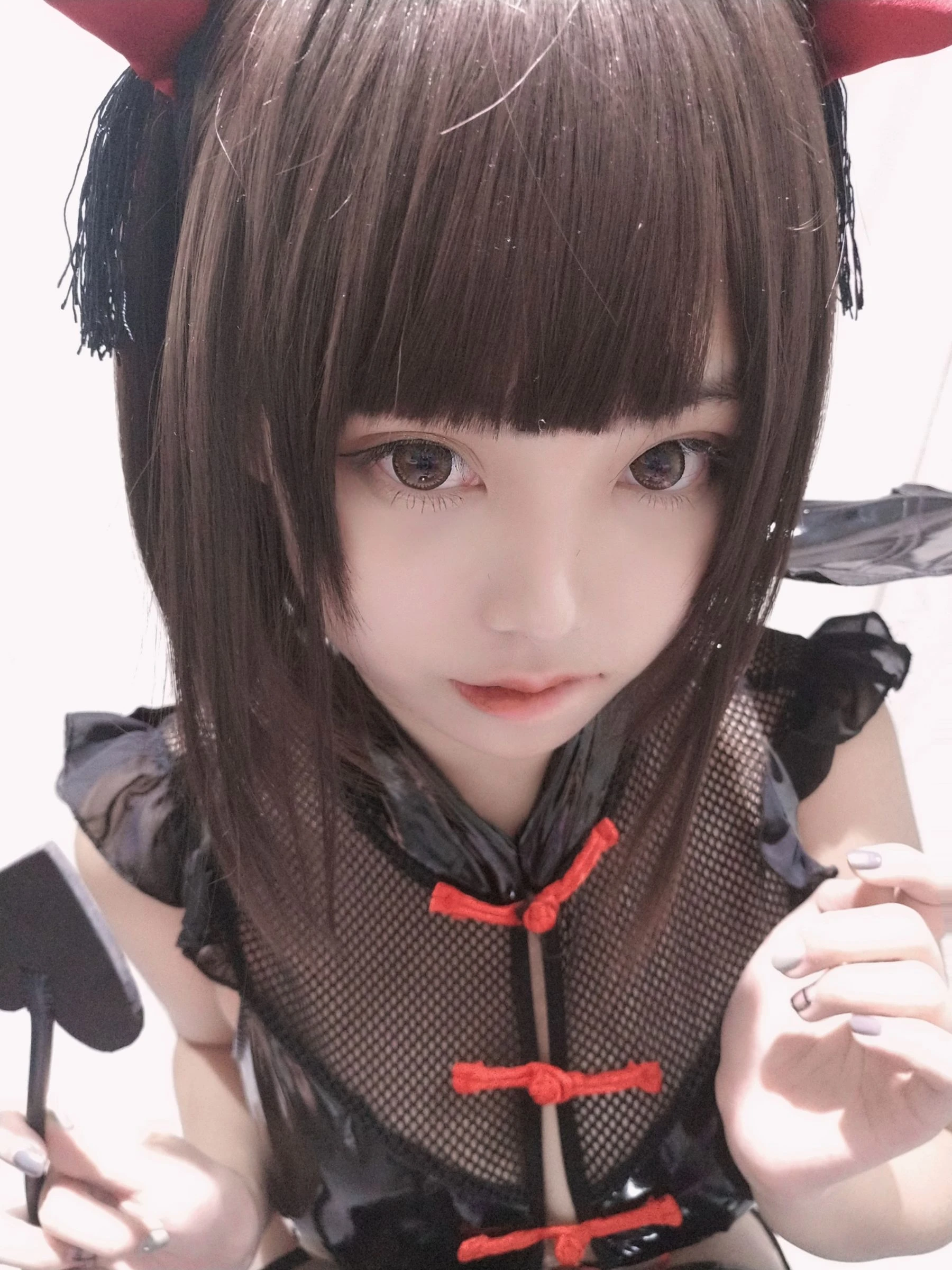 萌系小姐姐蜜汁猫裘 – 小恶魔自拍插图4