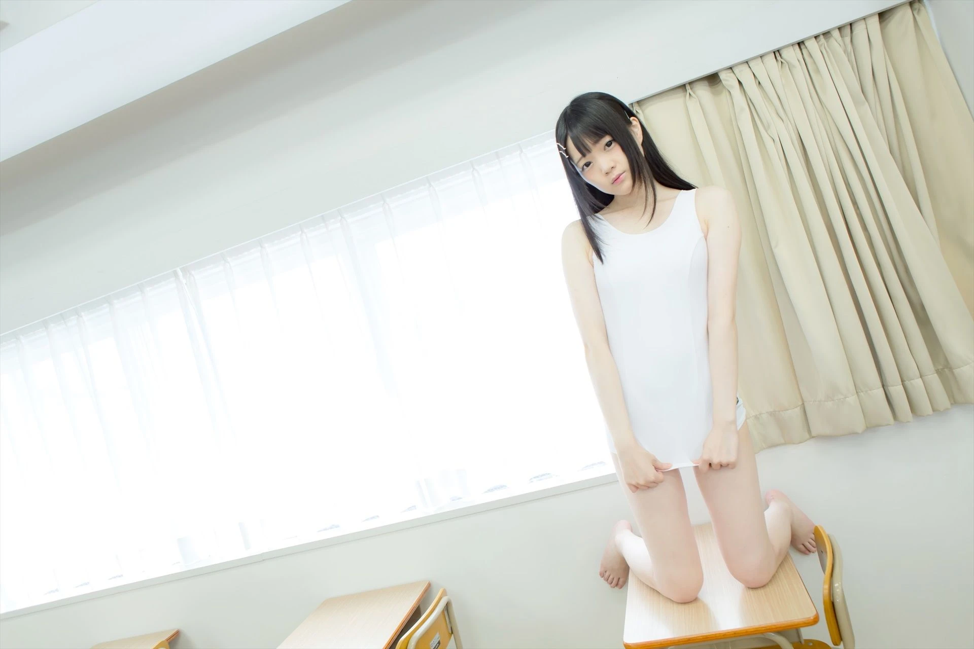 [まきろん。]君夏 – 君と僕の夏休み 白スク插图7