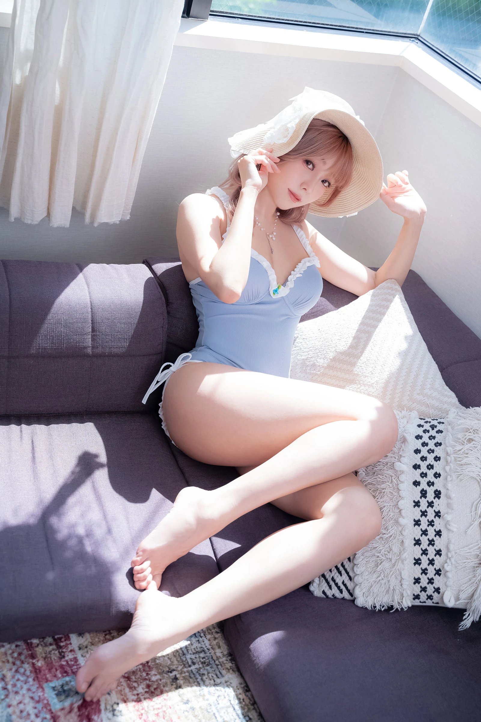 Ely_eee(ElyEE子) – Mist Blue Lady插图6