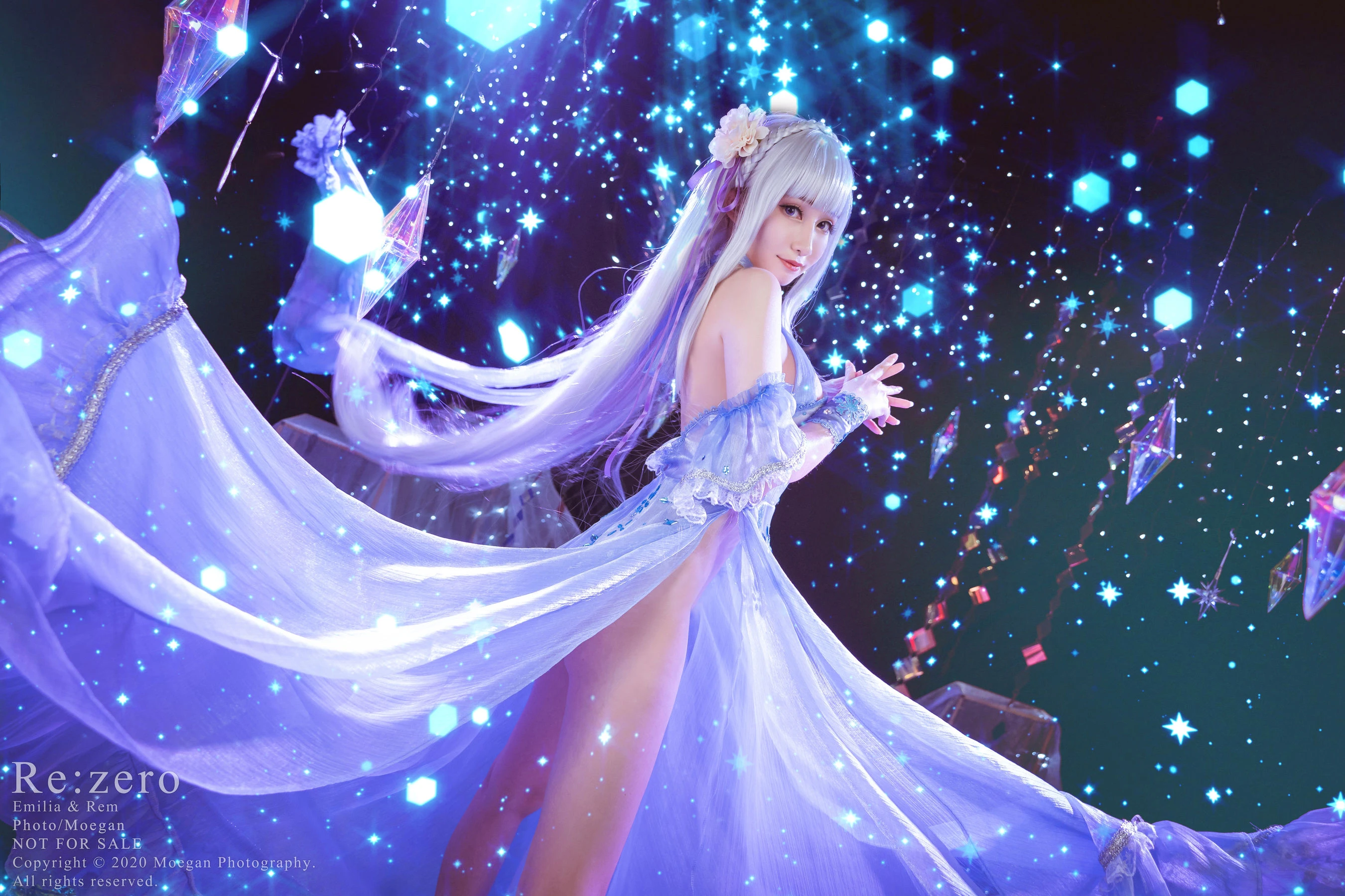 Miyana咪呀&紫玥桃 – 水晶连衣裙插图3