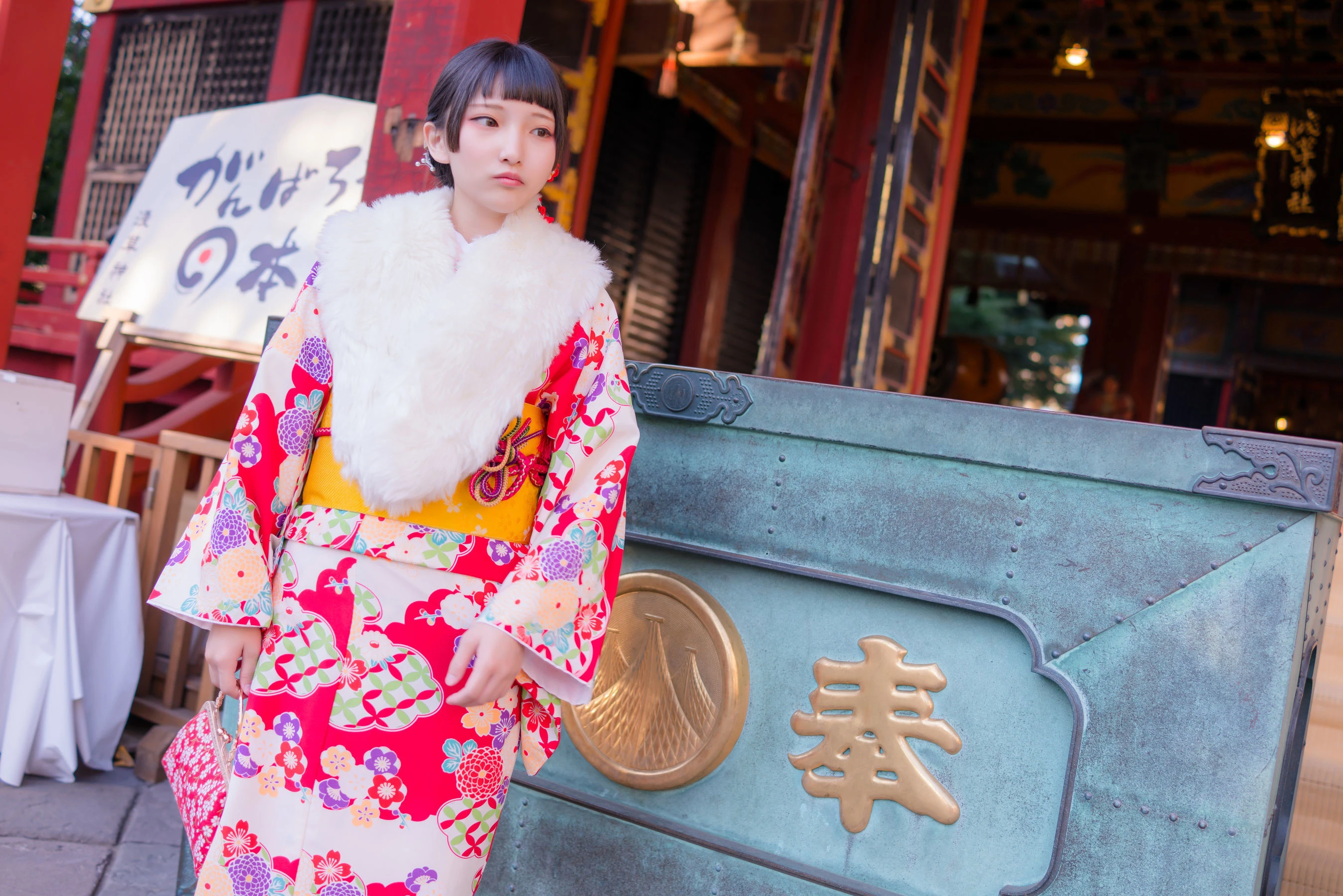 [Fantasy Factory] 小丁Cosplay – 和服 猫女女仆插图1