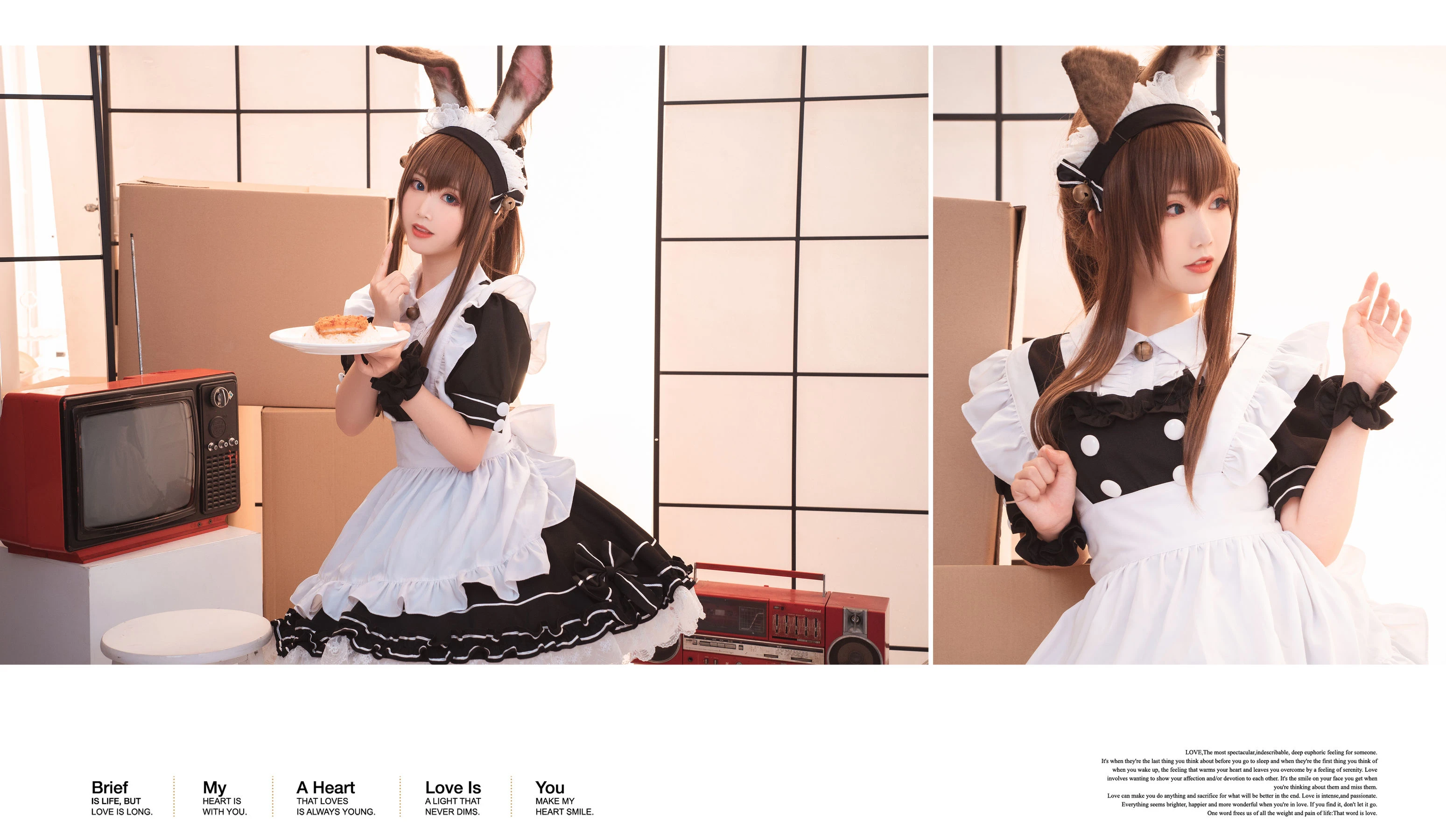 可爱人气Coser面饼仙儿 – 阿米驴女仆插图5