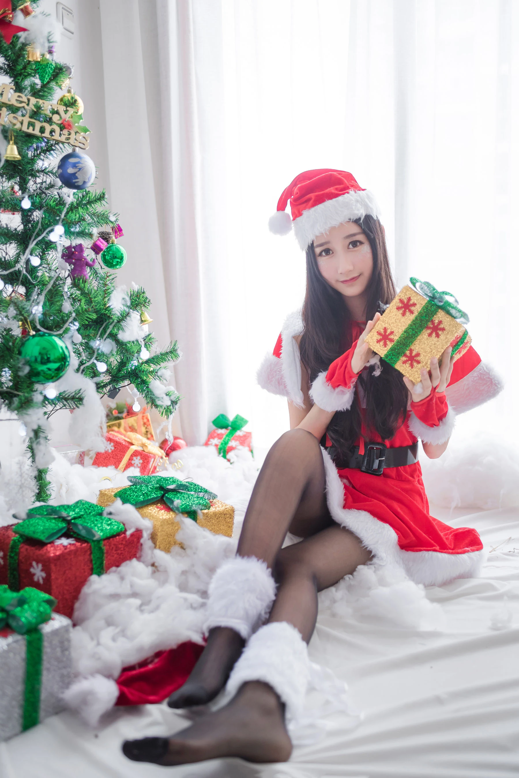 萌系小姐姐木绵绵OwO 圣诞老人和驯鹿酱插图7