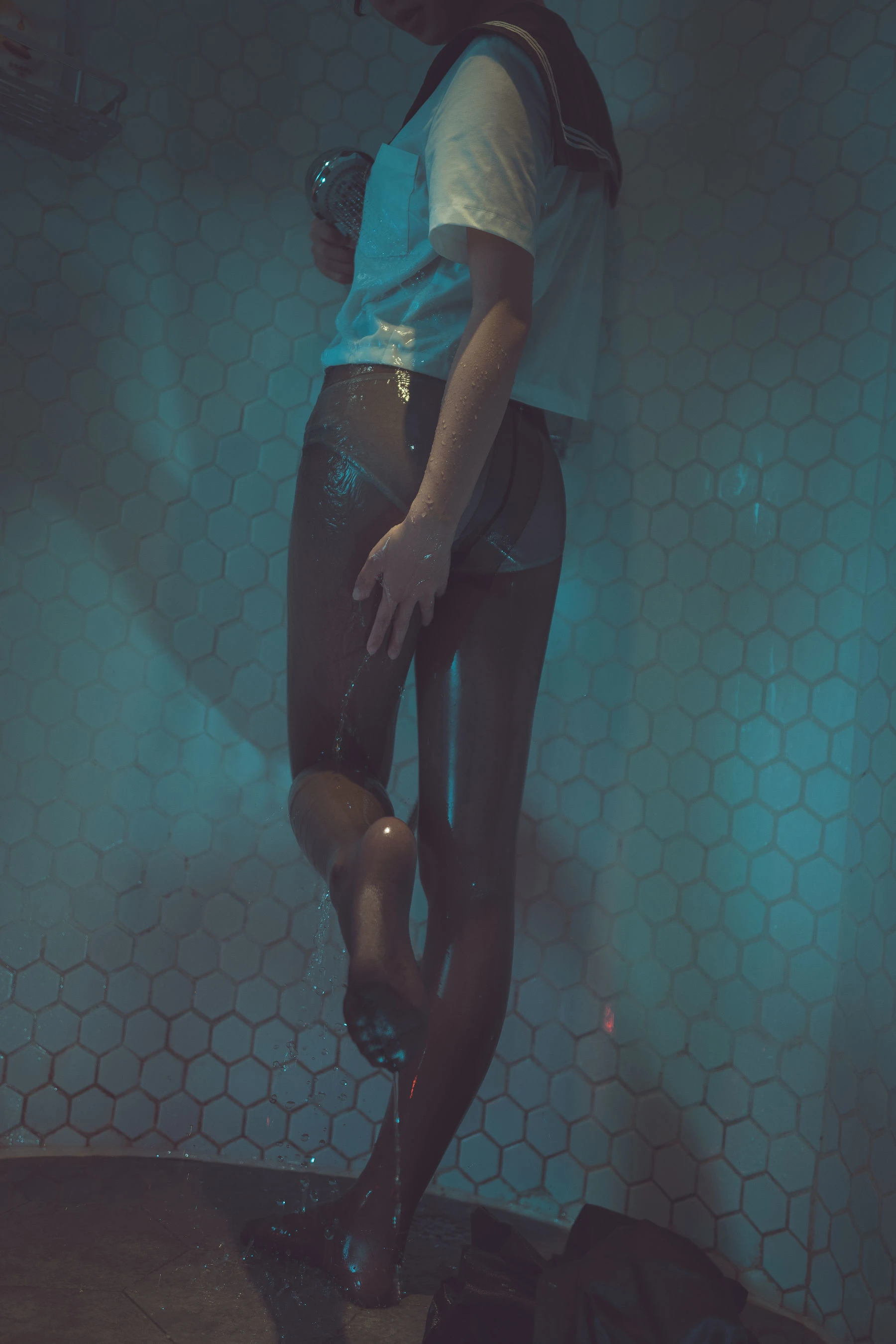 面饼仙儿 – 脑内少女 浴缸黑丝插图5