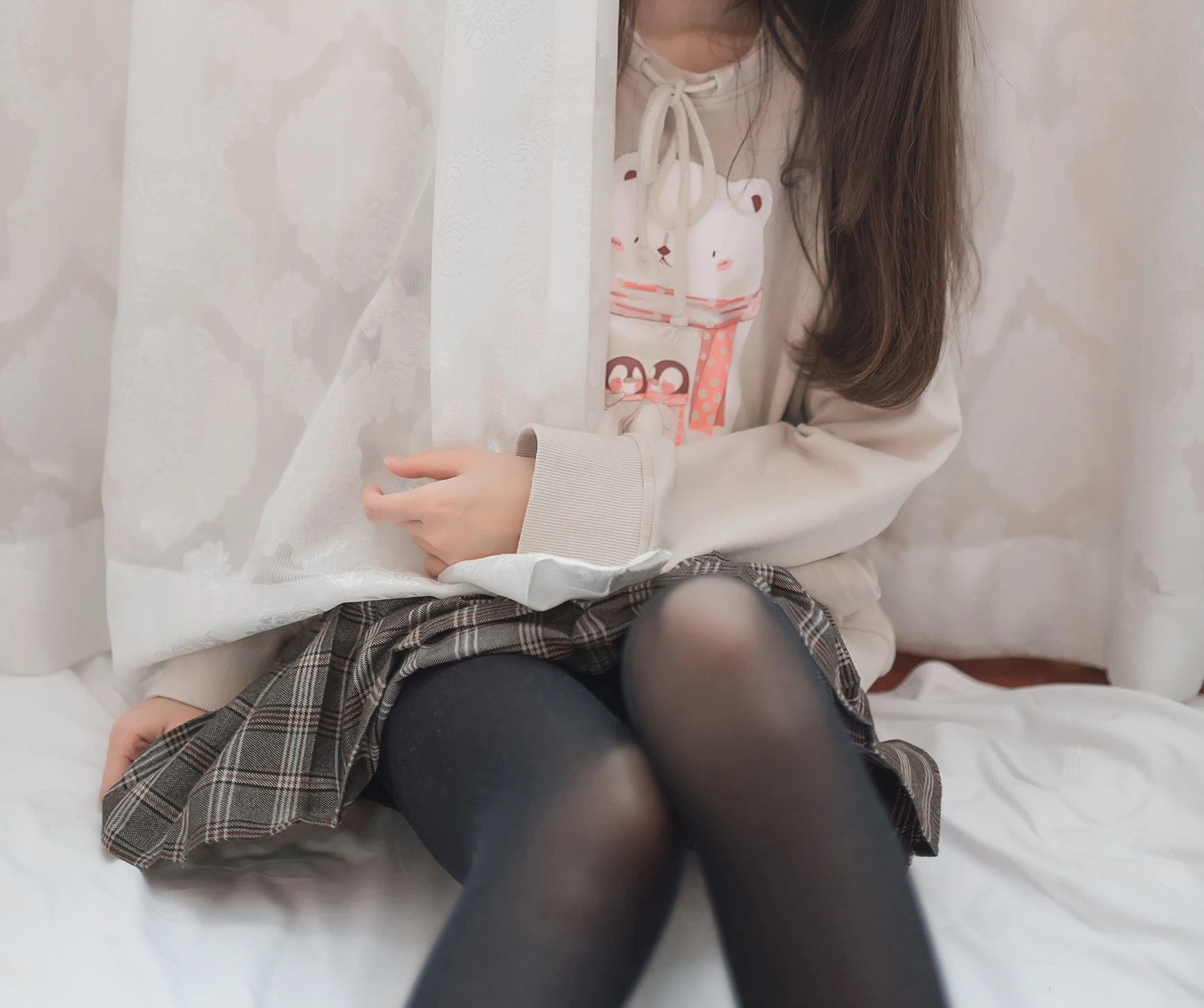 动漫博主九曲Jean 窗帘后的朦胧插图6