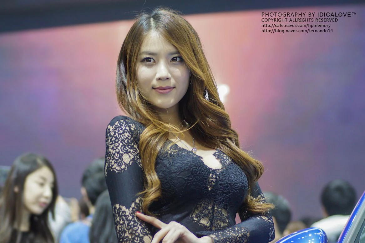 韩国车模车贞儿(???)《车展图片蕾丝系列》合辑插图4