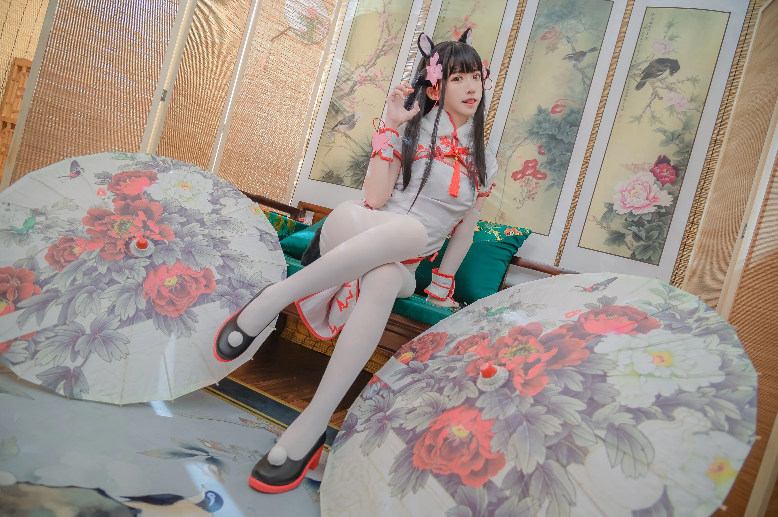 超人气Coser鳗鱼霏儿 碧蓝华裳 夕暮插图1