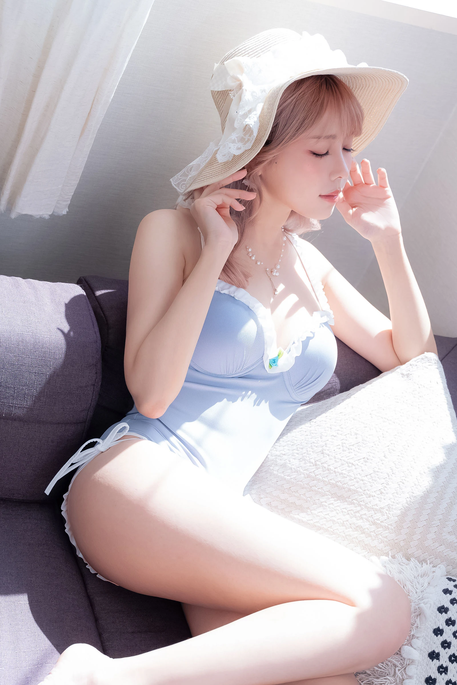 Ely_eee(ElyEE子) – Mist Blue Lady插图7