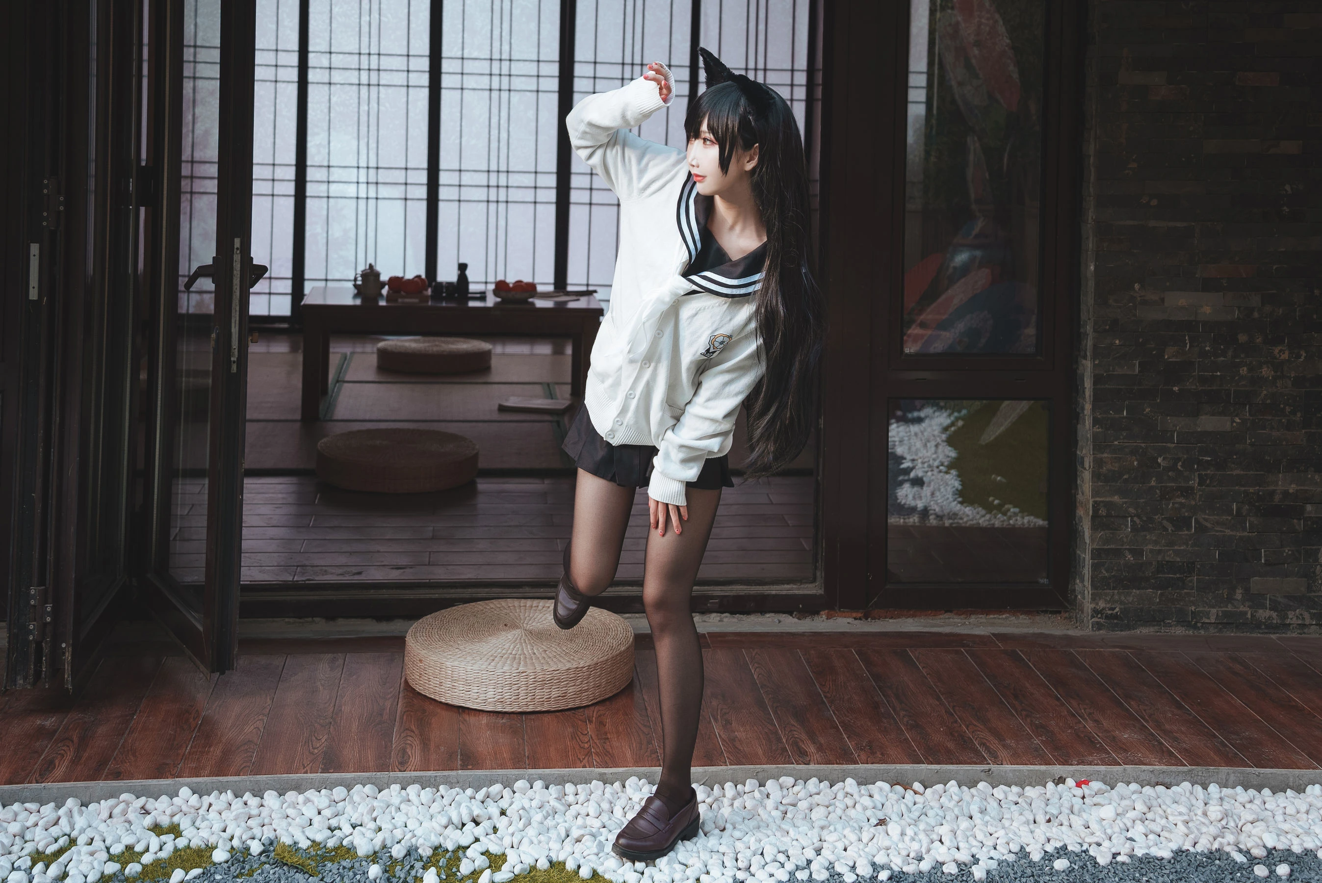 可爱人气Coser面饼仙儿 – 爱宕JK2插图4