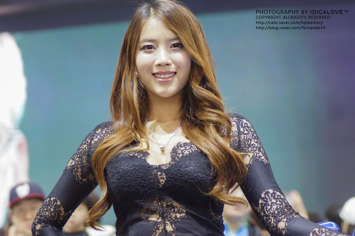 韩国车模车贞儿(???)《车展图片蕾丝系列》合辑插图3