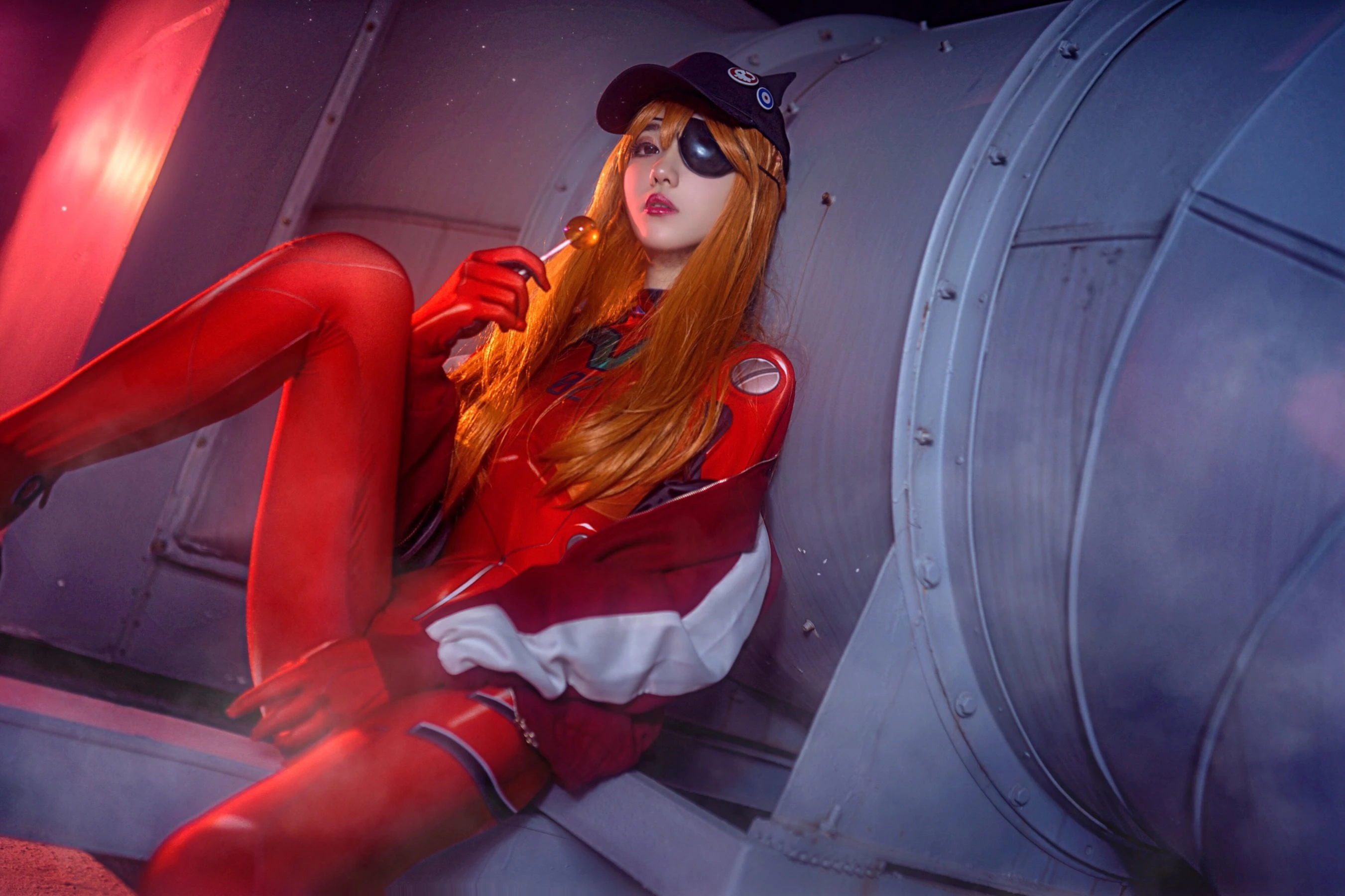 动漫博主南桃Momoko – 明日香战斗服插图1