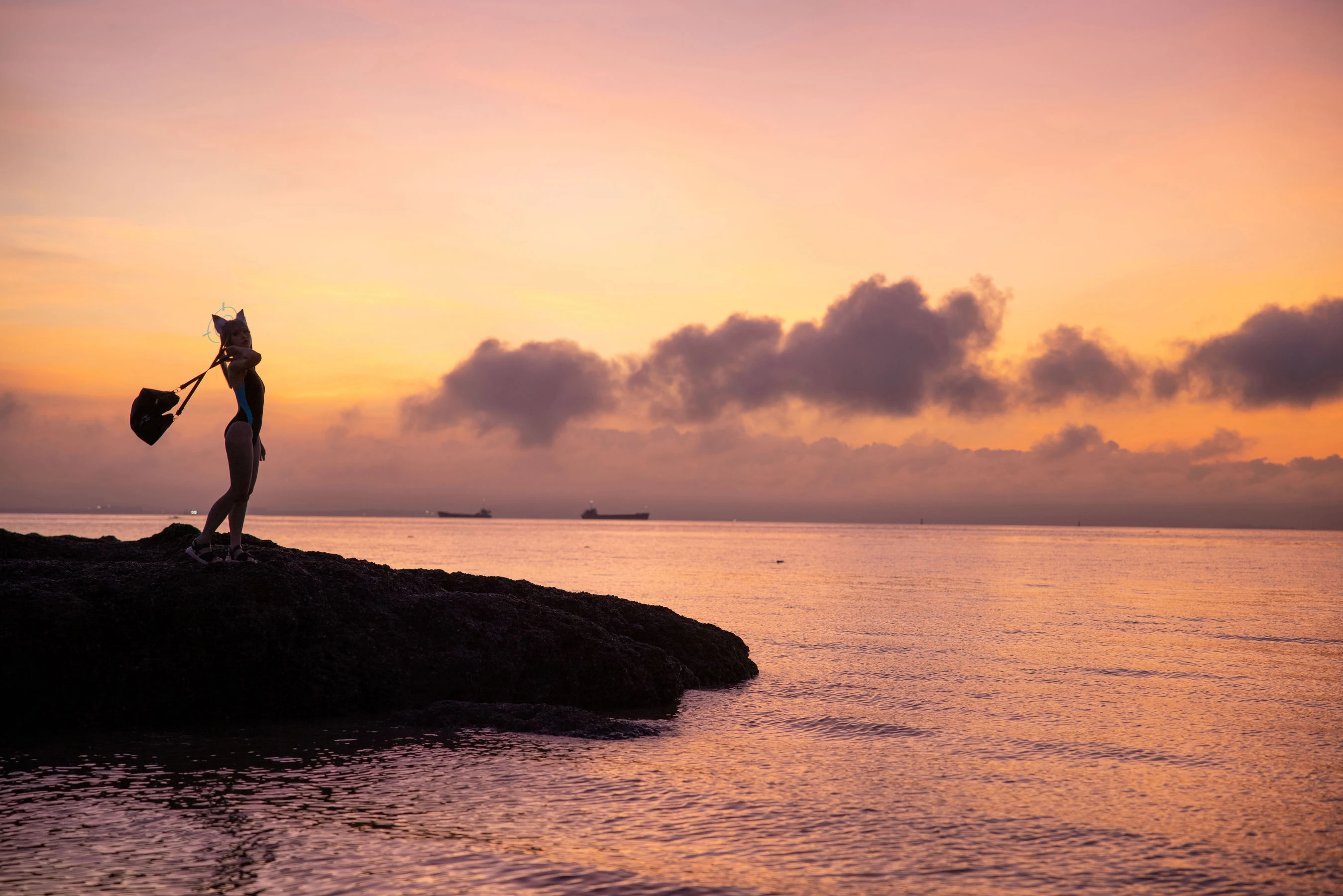 动漫博主G44不会受伤 – 碧蓝档案 砂狼白子泳装插图7