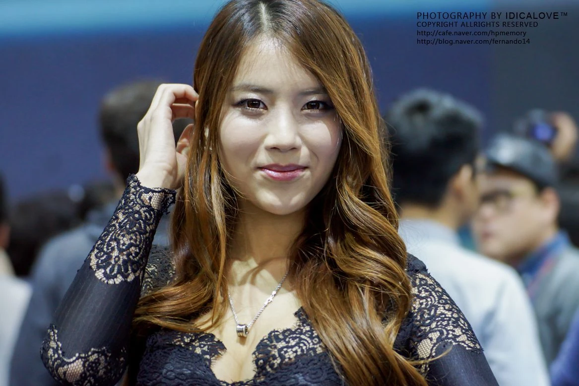 韩国车模车贞儿(???)《车展图片蕾丝系列》合辑插图2