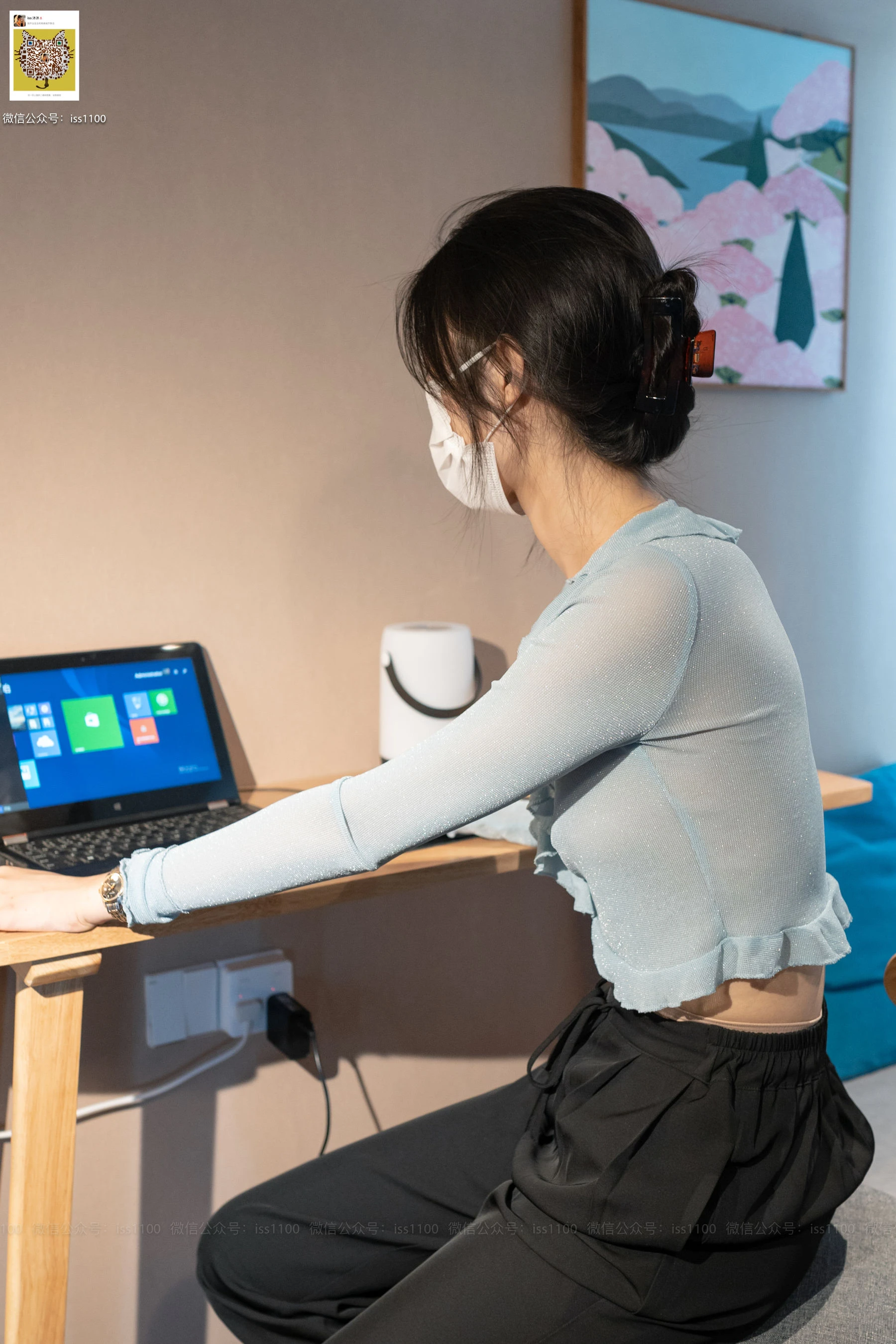 [ISS系列] 美晗 透视1插图3