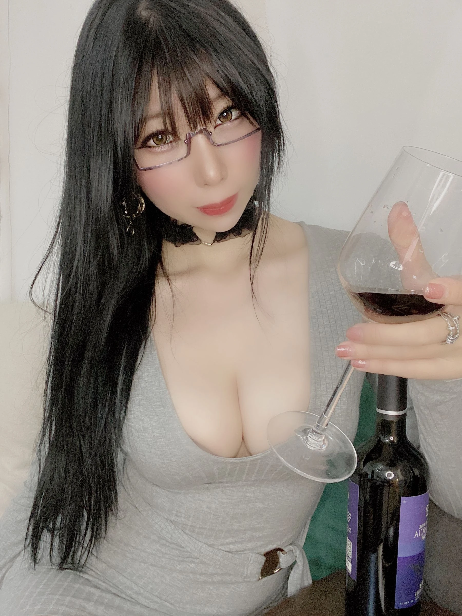 二次元巨乳美女鹿野希 – 酒酔い先輩插图7