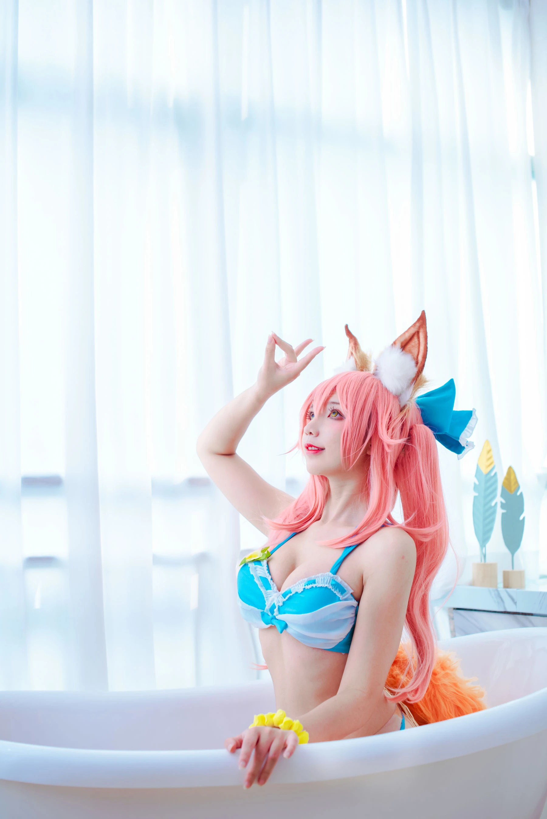 动漫博主九曲Jean – 玉藻前泳装插图2