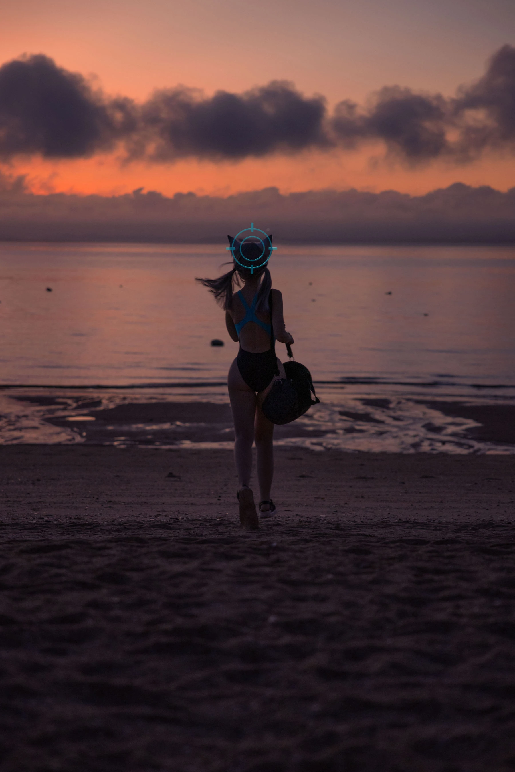 动漫博主G44不会受伤 – 碧蓝档案 砂狼白子泳装插图1