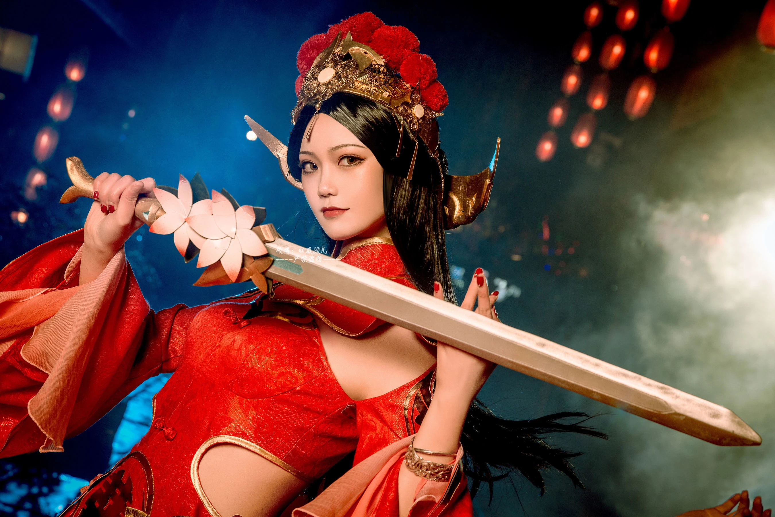 人气coser戚顾儿MIKI 王者荣耀 露娜一生所爱插图2