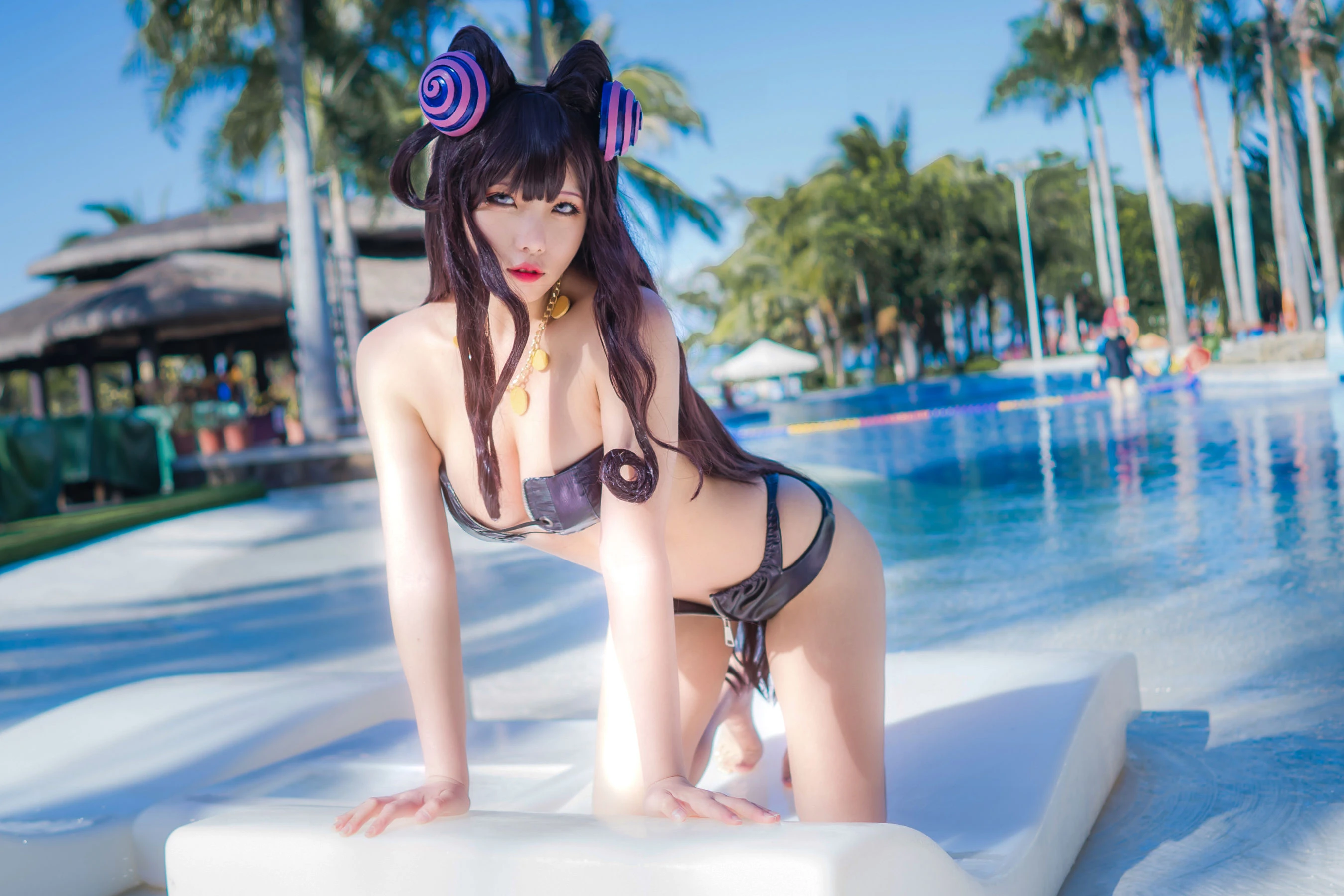 动漫博主墨玉-M – 紫式部泳装插图1