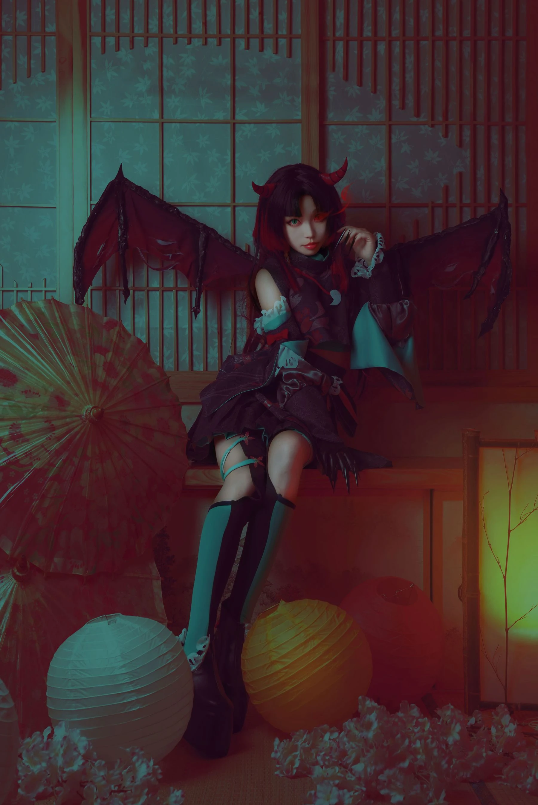 萌妹白易子教主 – 阴阳师 吸血姬插图3