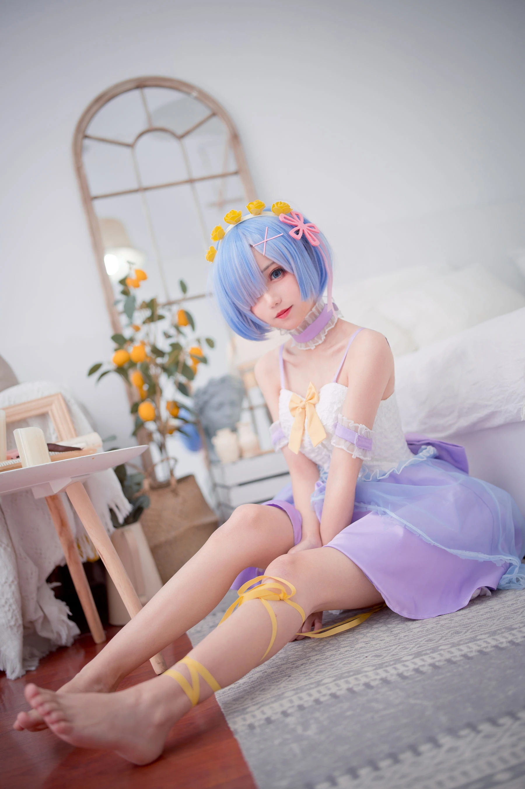 花柒Hana – 天使蕾姆插图4