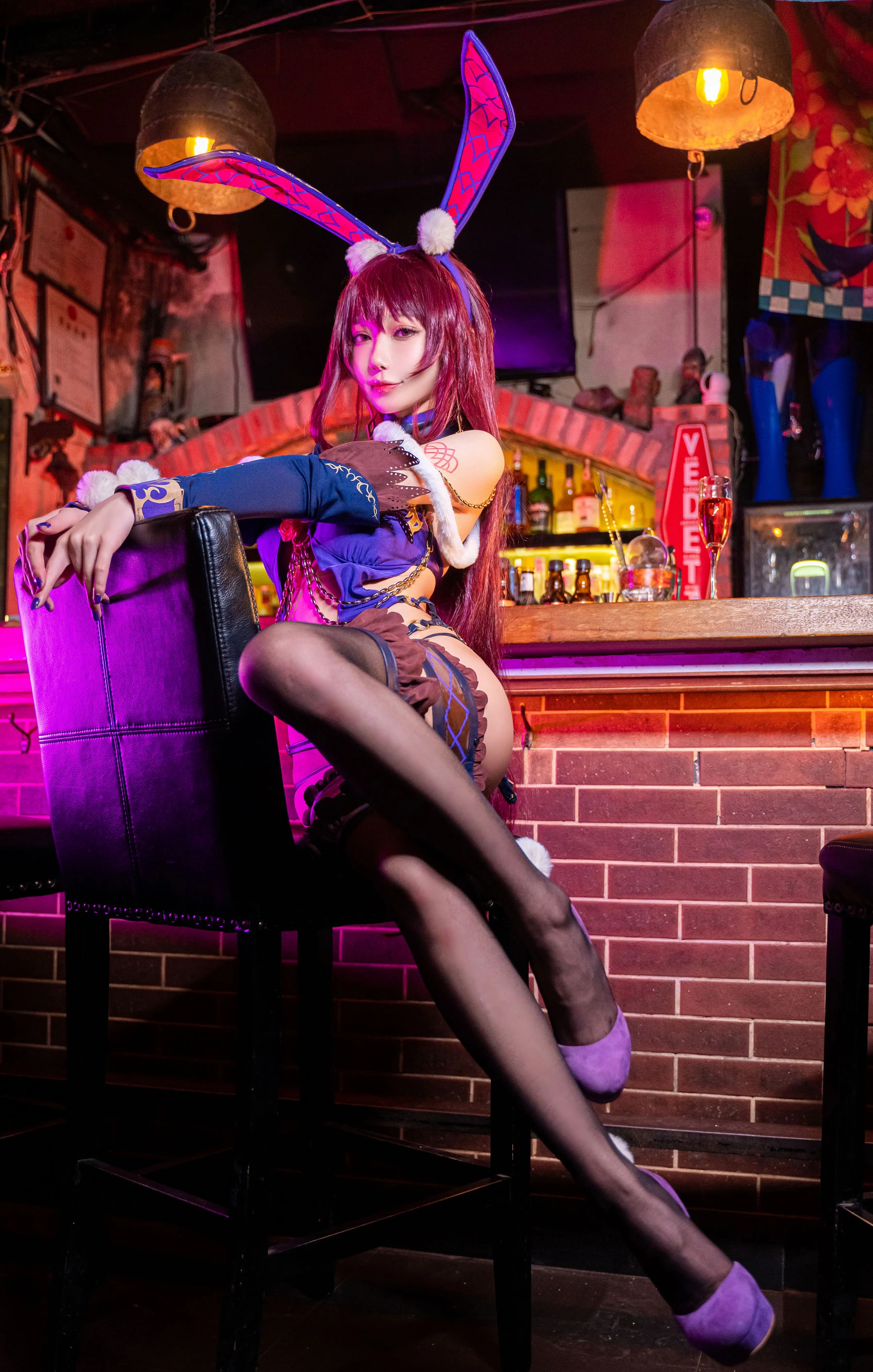 动漫博主阿包也是兔娘 – 斯卡哈兔女郎插图5