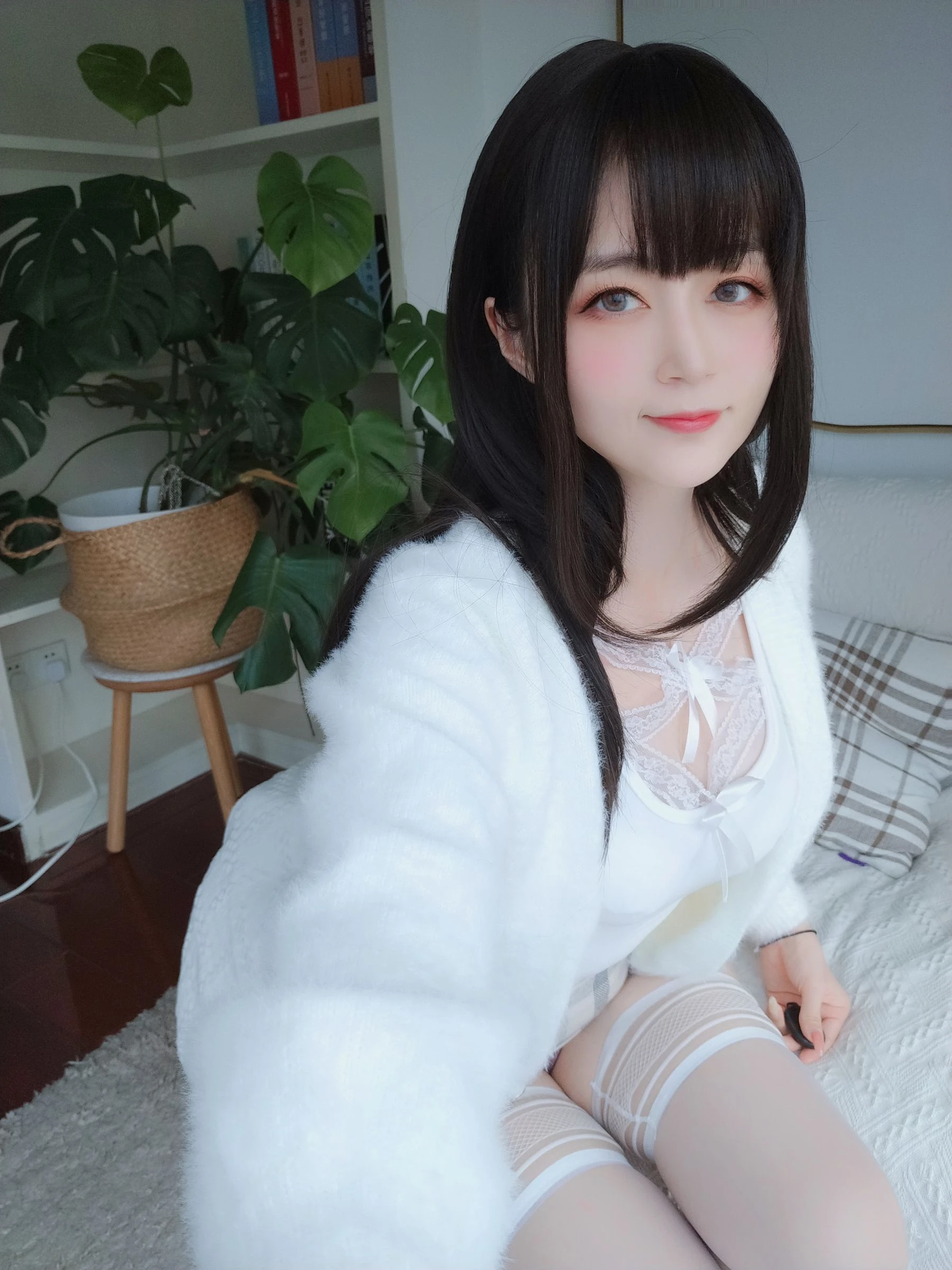 Coser小姐姐白银 – 白蕾丝插图7