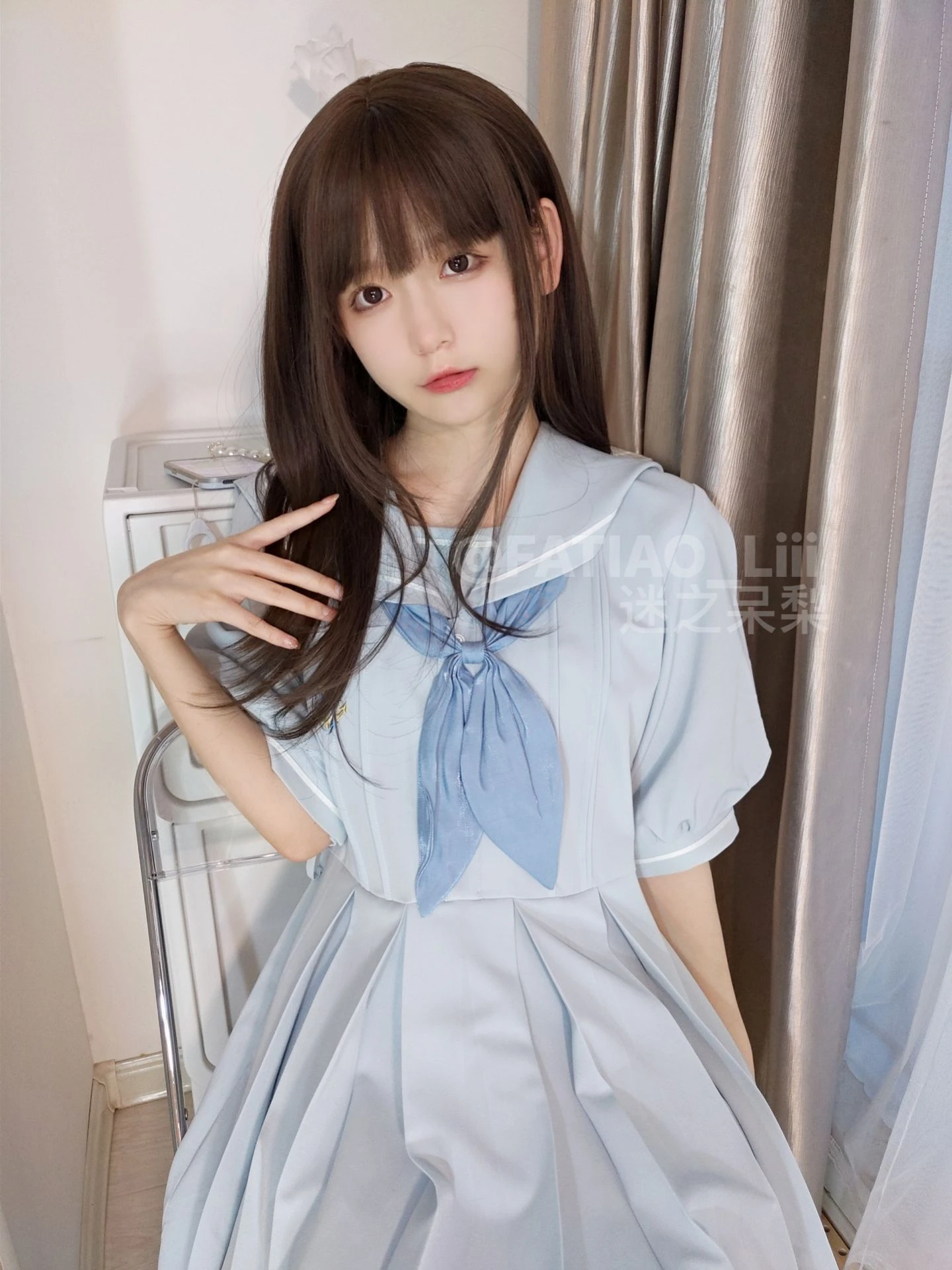 迷之呆梨(发条少女)[fantia] – 白ストッキング後輩插图4