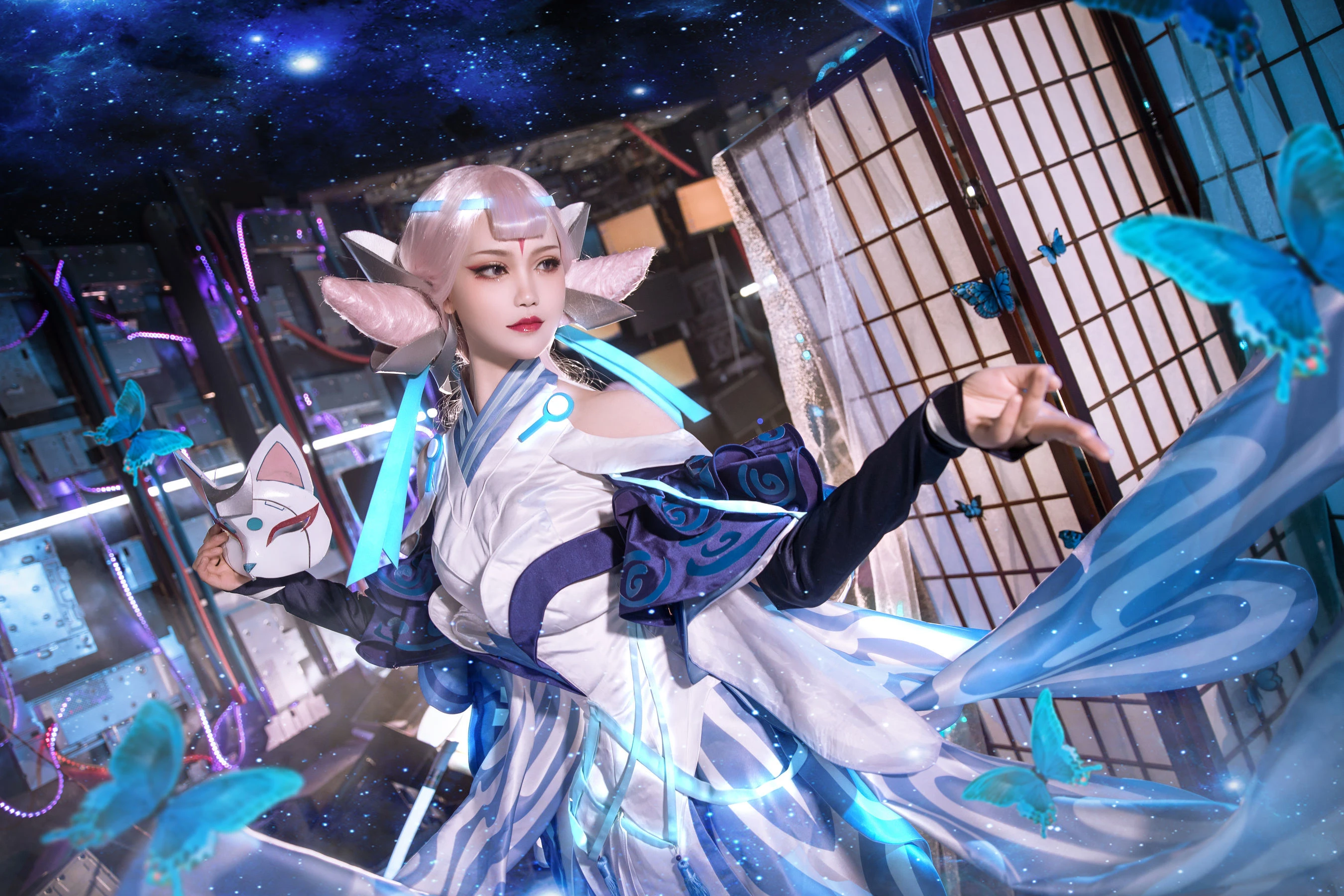 人气coser戚顾儿MIKI 王者荣耀 貂蝉插图3