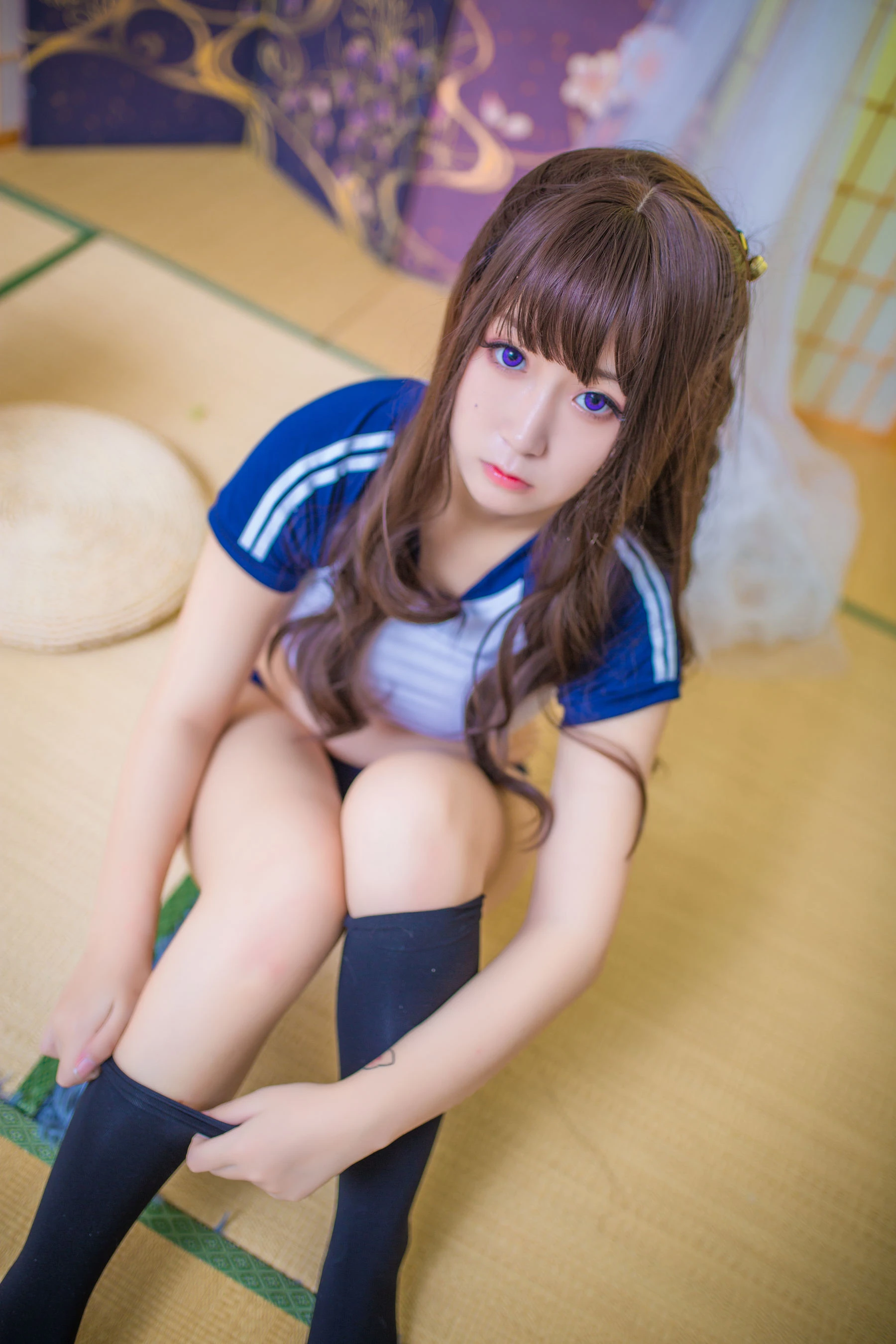 巨乳猫九酱Sakura – 体操服2|图集秀
