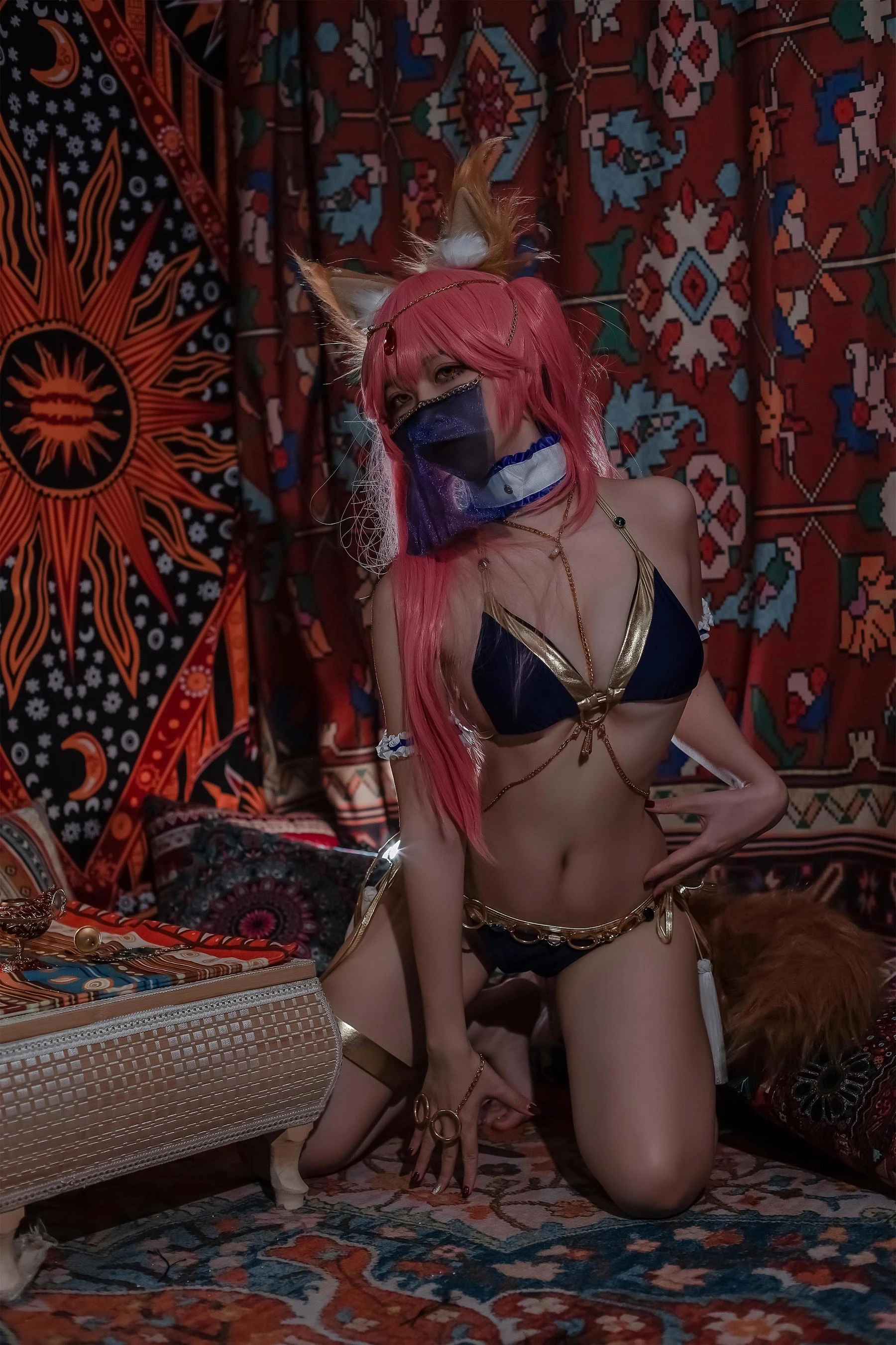 人气Coser二佐Nisa – 玉藻前舞娘插图6