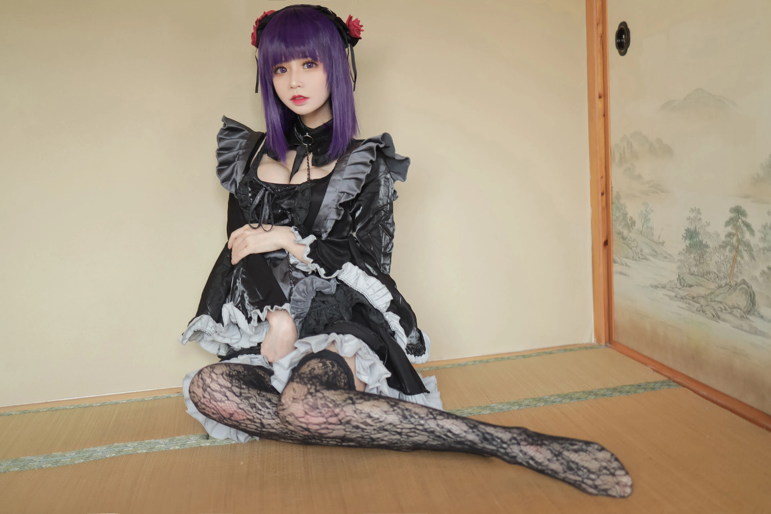 动漫博主爱老师_PhD – 喜多川海梦 洛丽塔插图5