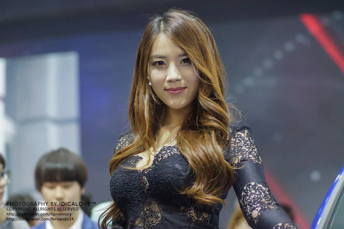 韩国车模车贞儿(???)《车展图片蕾丝系列》合辑插图6