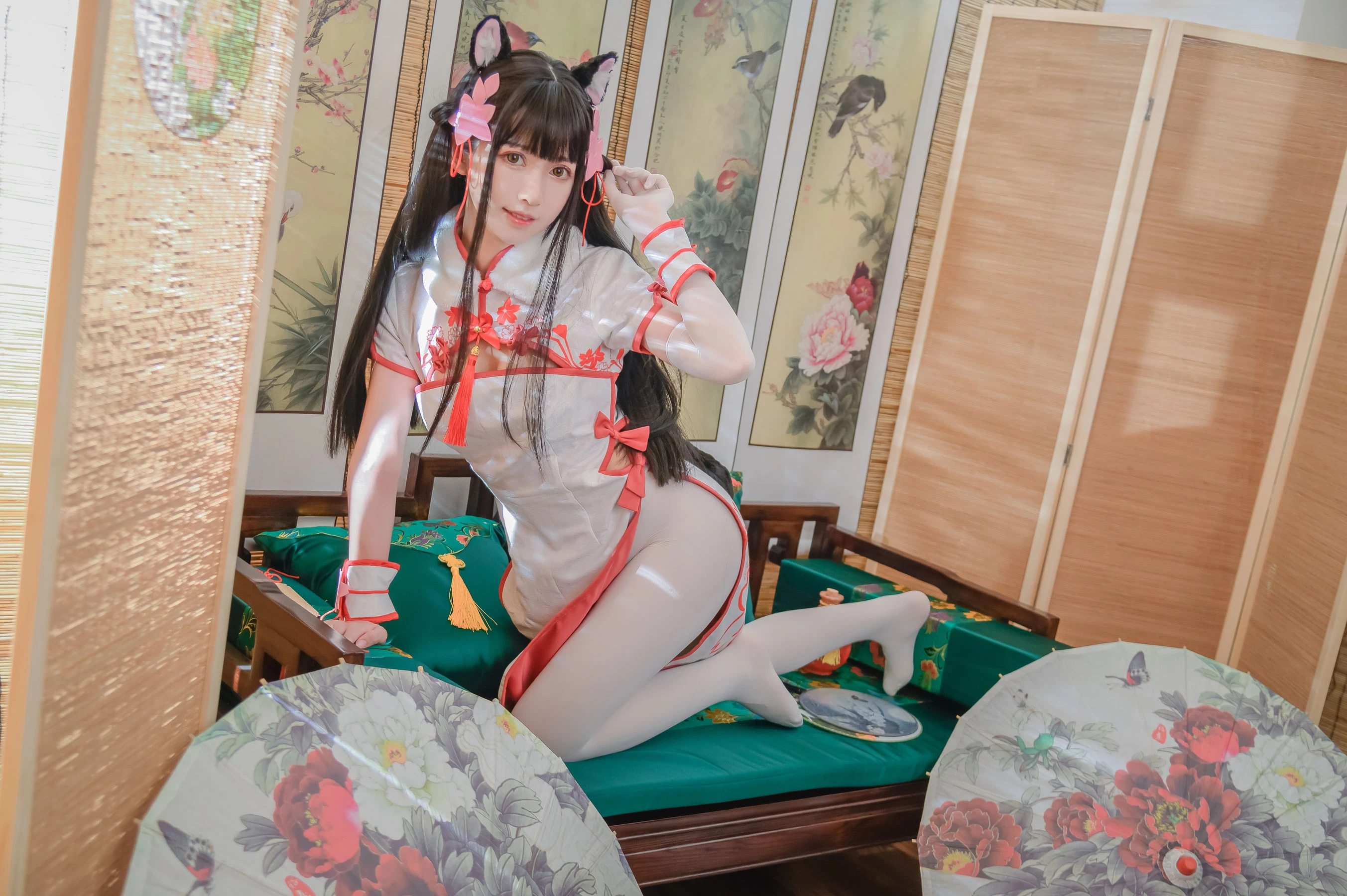 超人气Coser鳗鱼霏儿 碧蓝华裳 夕暮插图4