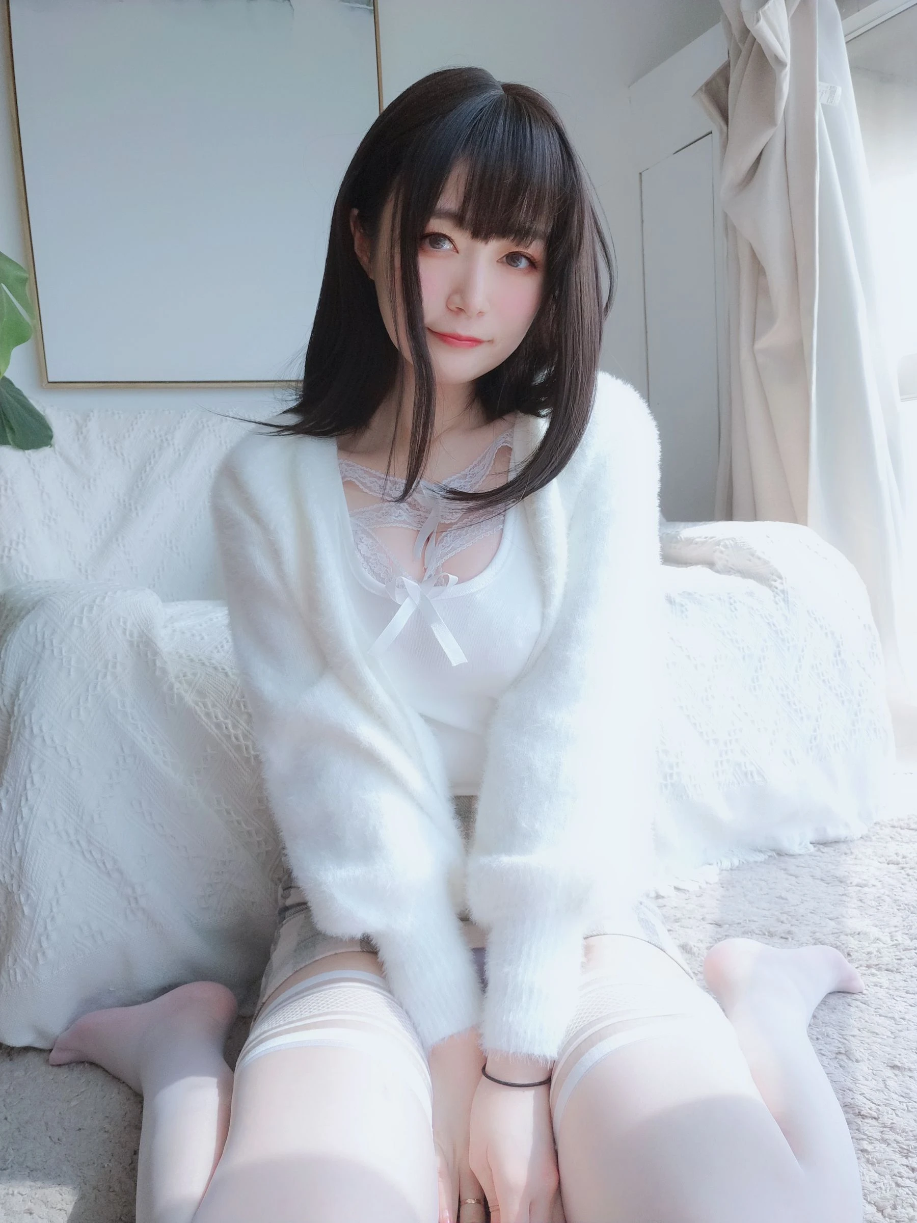 Coser小姐姐白银 – 白蕾丝插图3