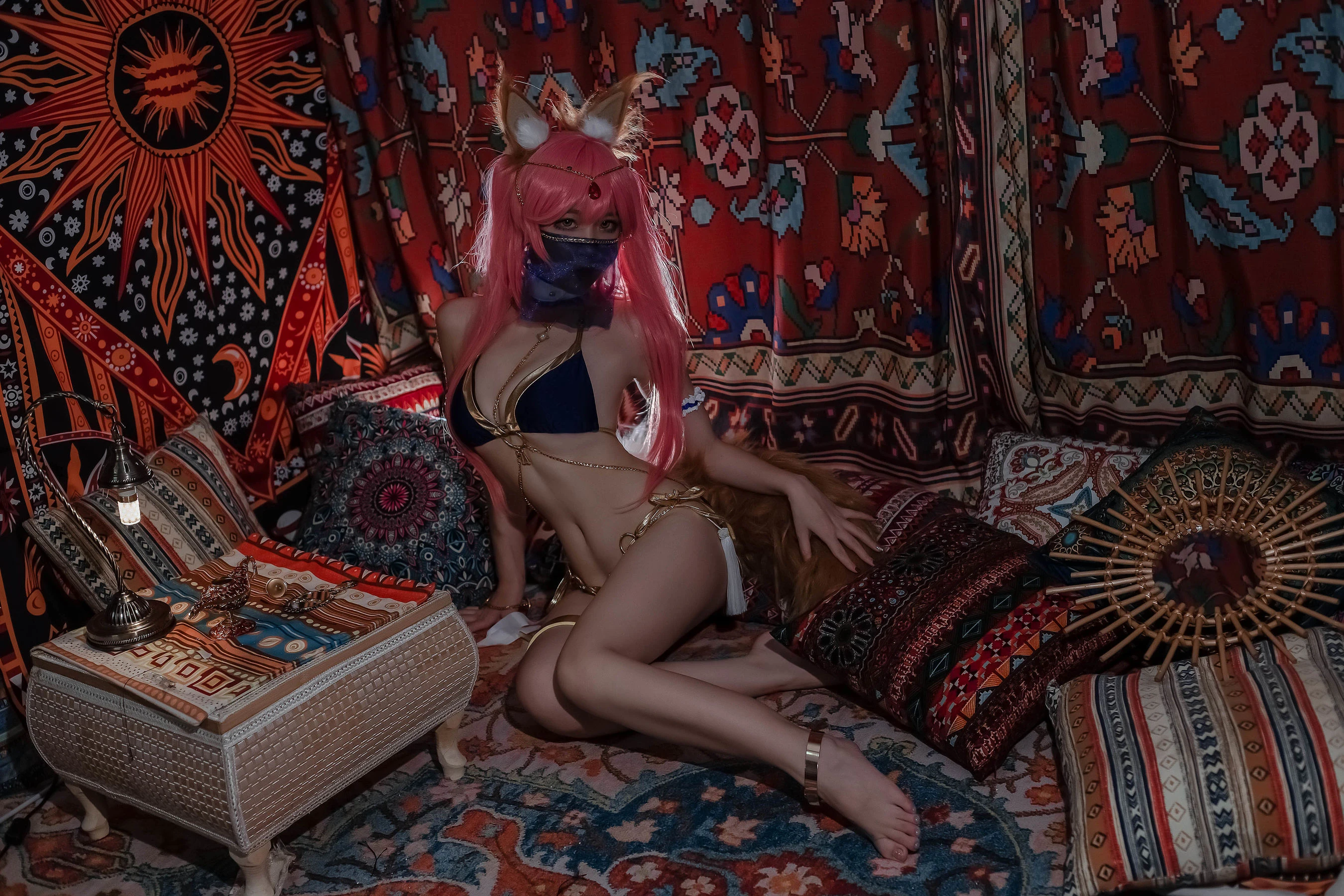 人气Coser二佐Nisa – 玉藻前舞娘插图3