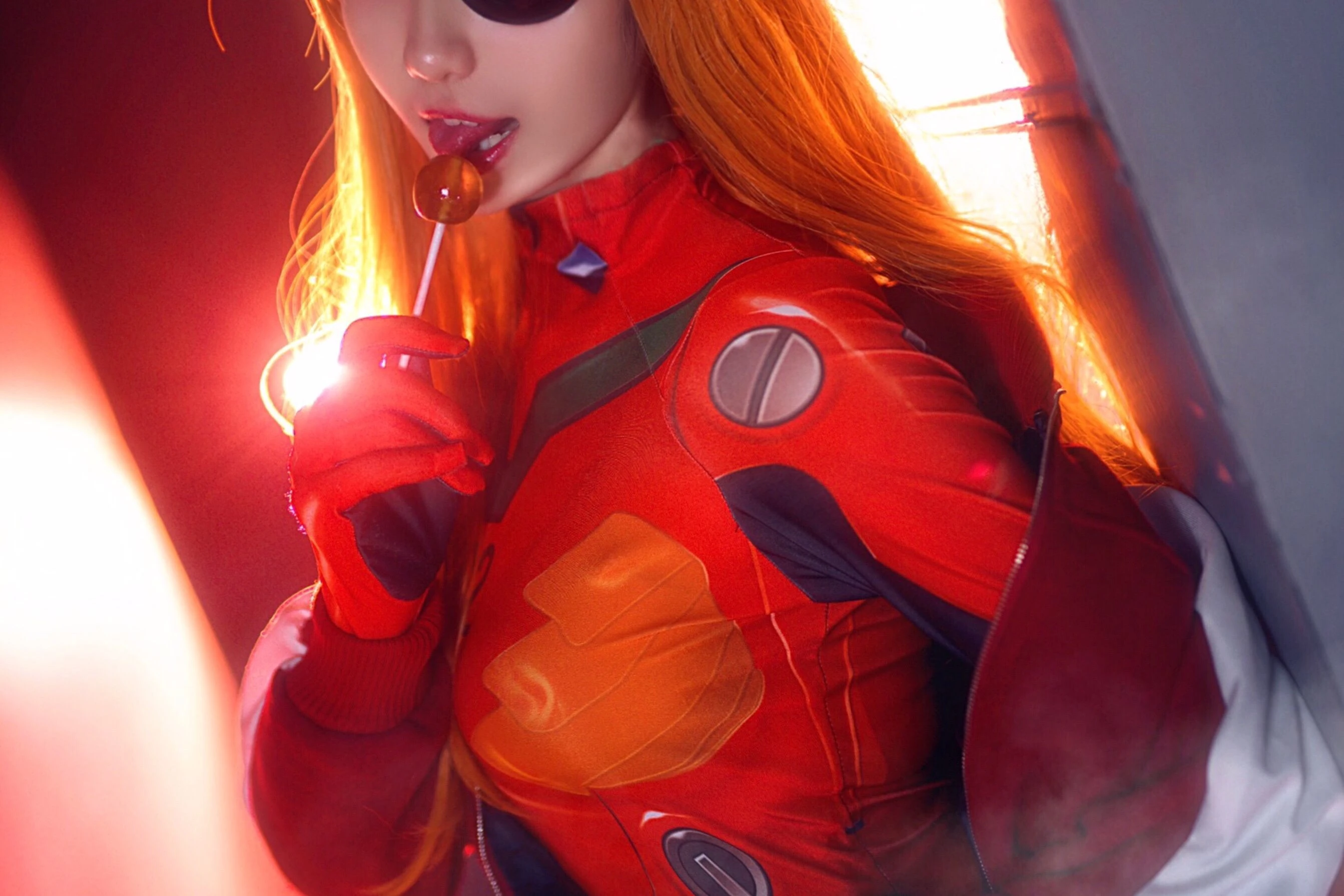 动漫博主南桃Momoko – 明日香战斗服插图2