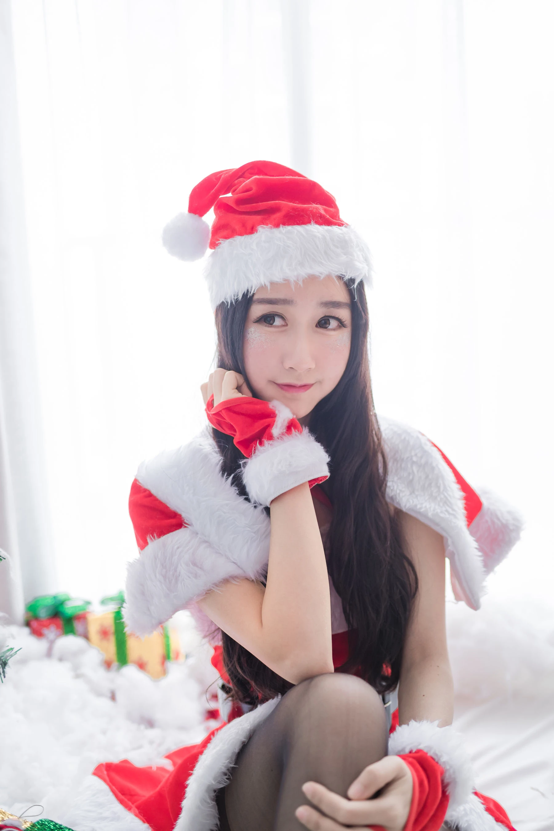 萌系小姐姐木绵绵OwO 圣诞老人和驯鹿酱插图6