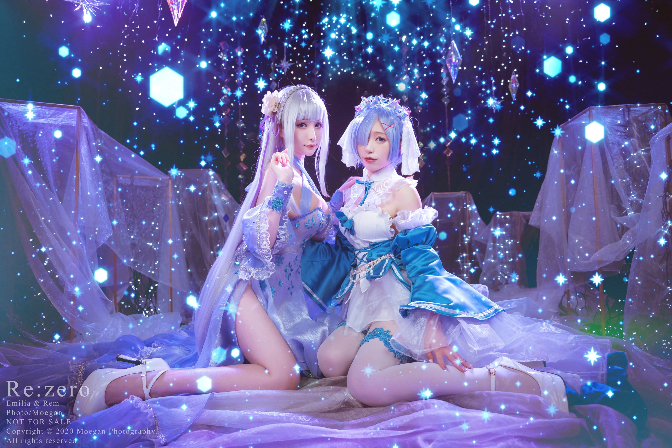 Miyana咪呀&紫玥桃 – 水晶连衣裙|图集秀