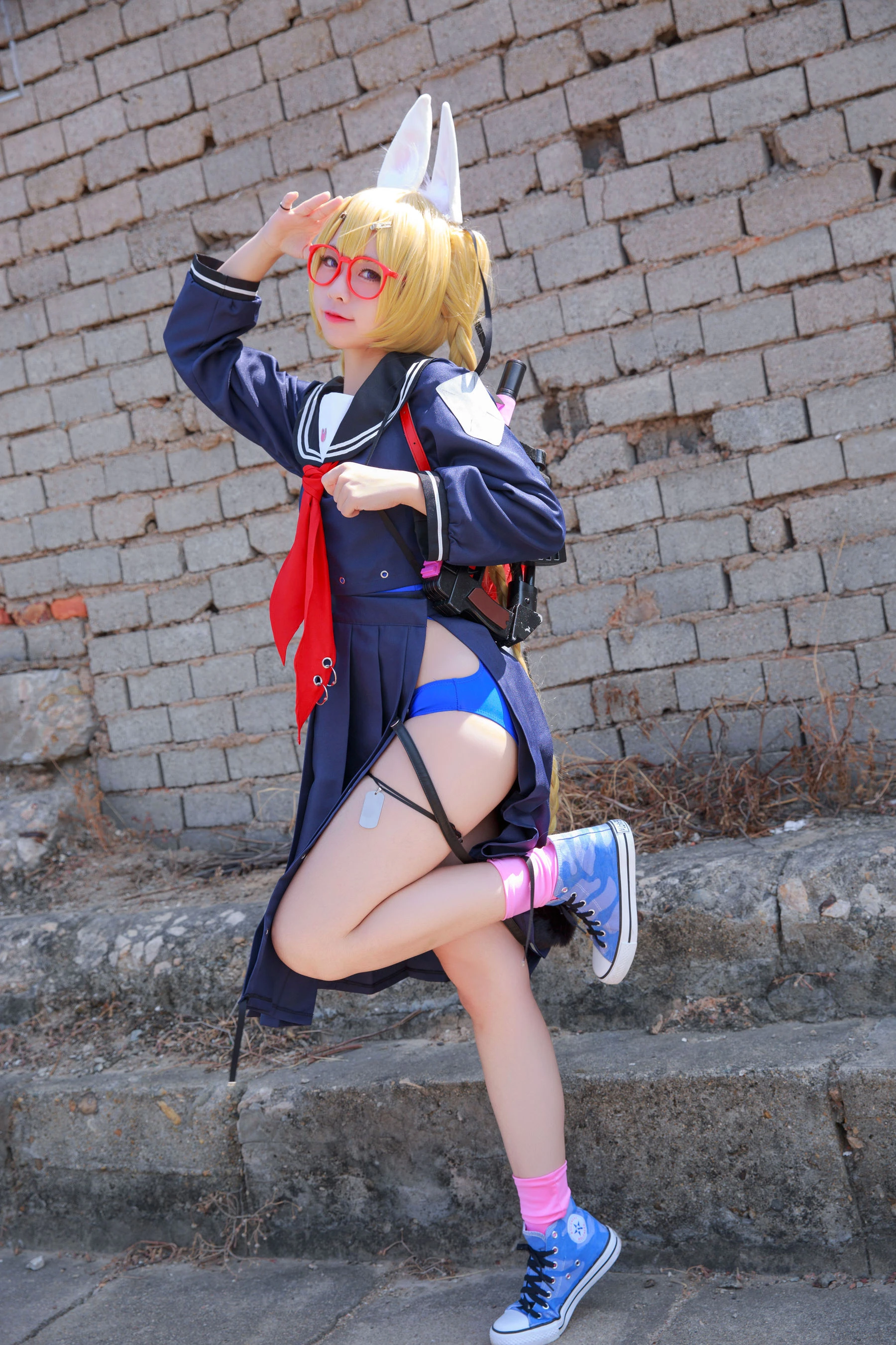 动漫博主G44不会受伤 – 旋风校服插图1