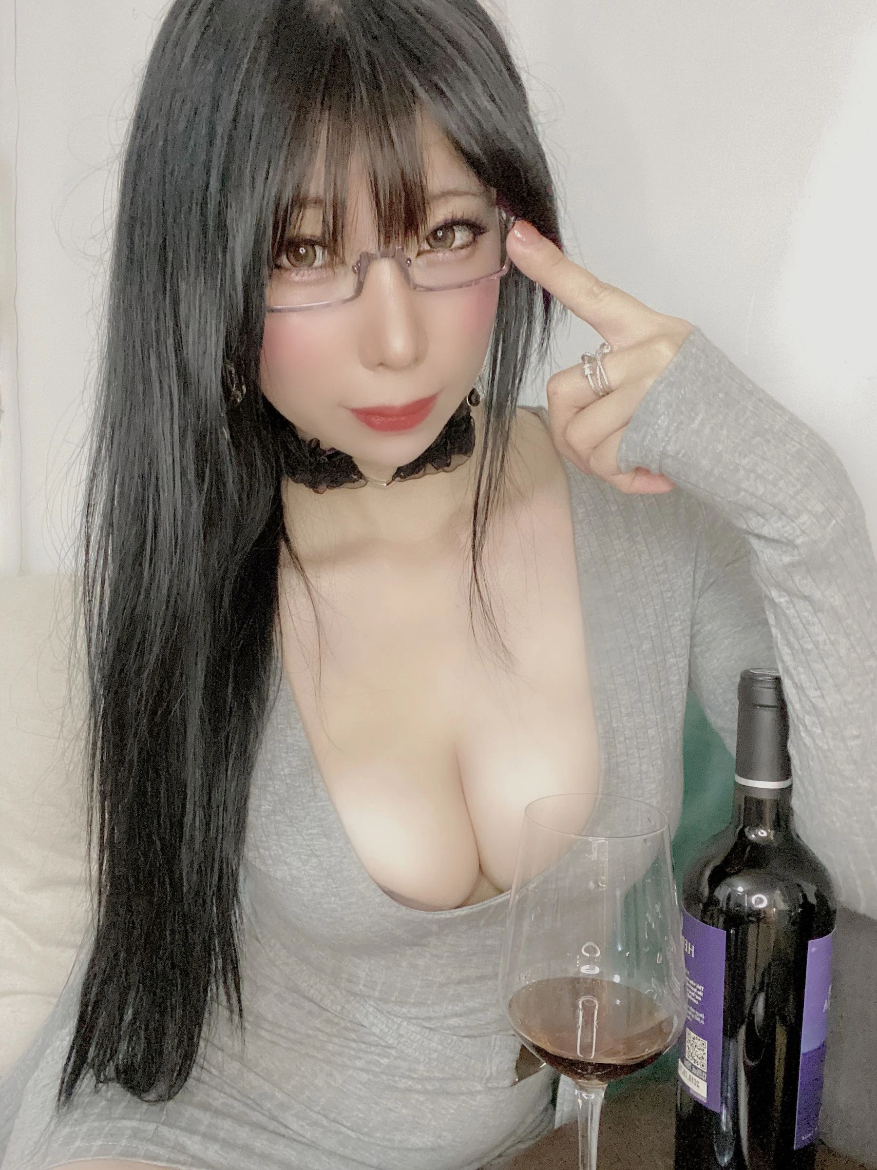 二次元巨乳美女鹿野希 – 酒酔い先輩插图6