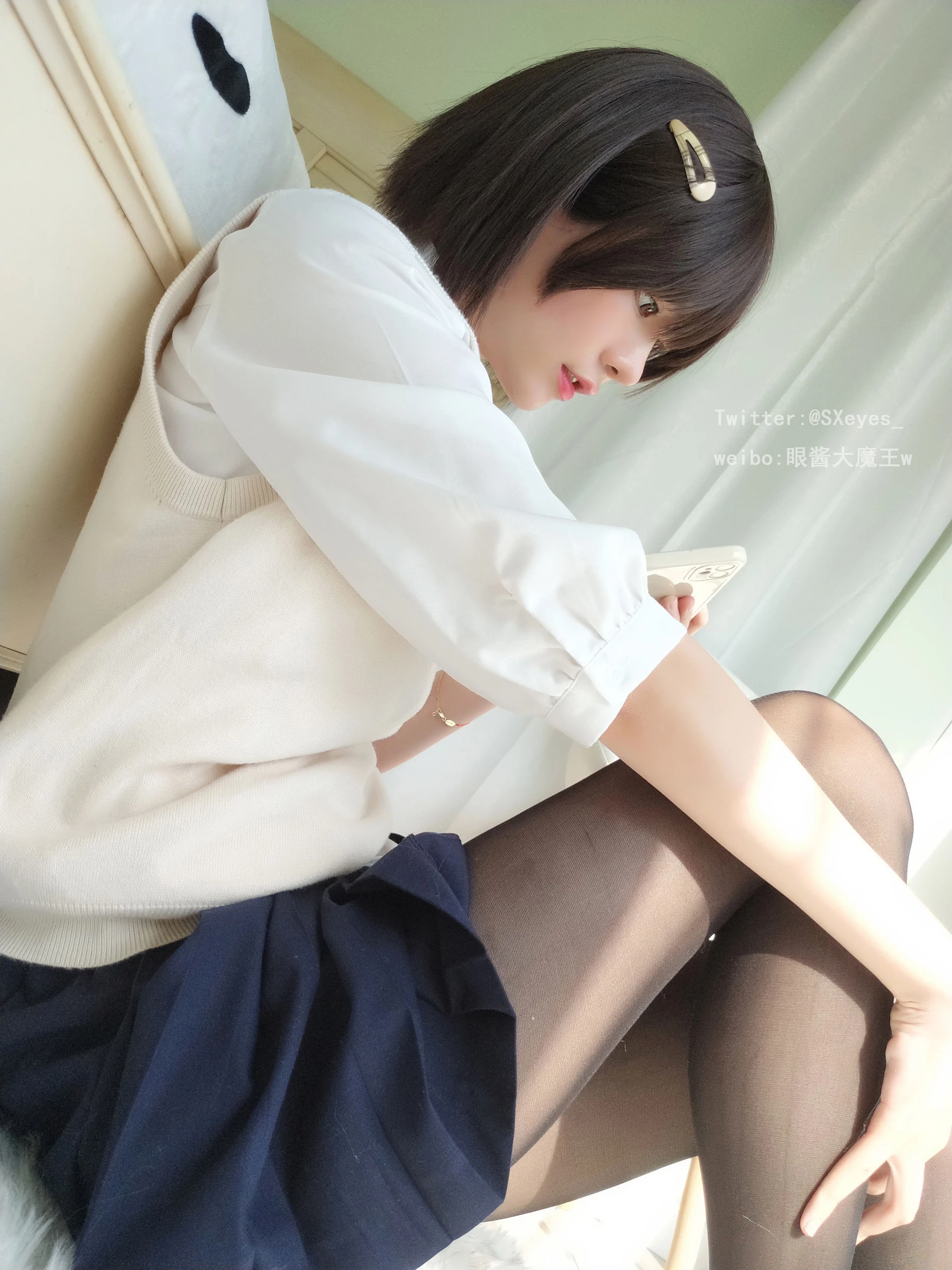 萌妹子眼酱大魔王w – 小学妹插图7